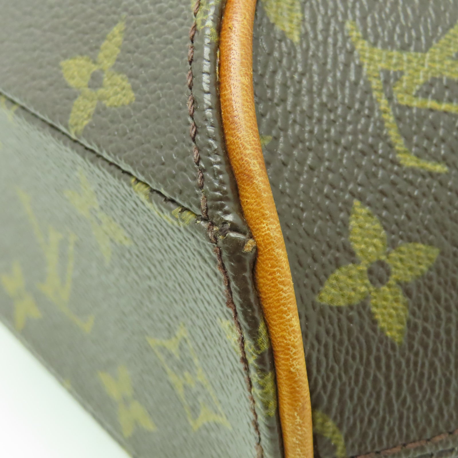 LOUIS VUITTON Monogram Elipse PM金扣手挽袋啡色