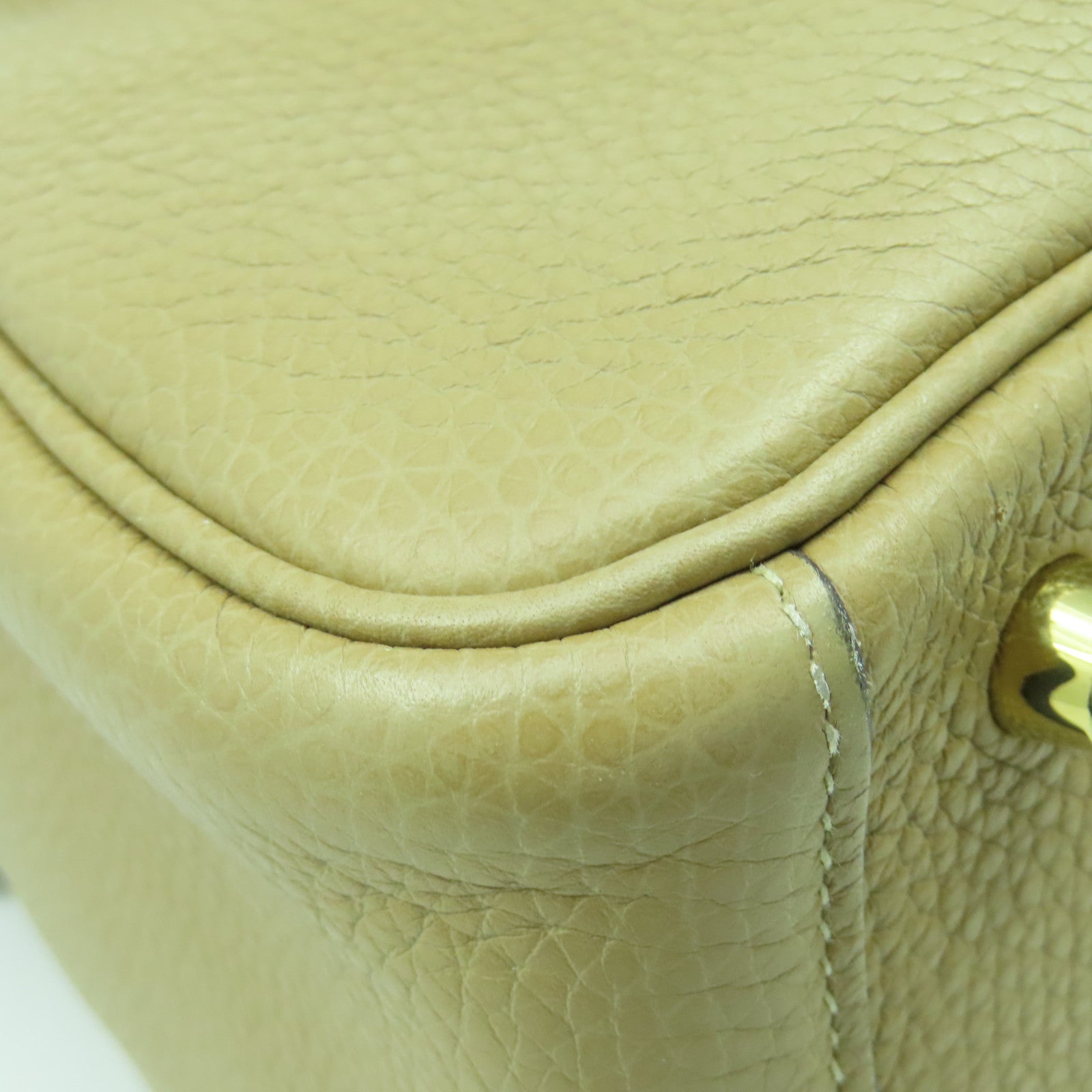 HERMES Taurillon Clemence皮革Lindy 26金扣手挽肩背兩用袋啡色