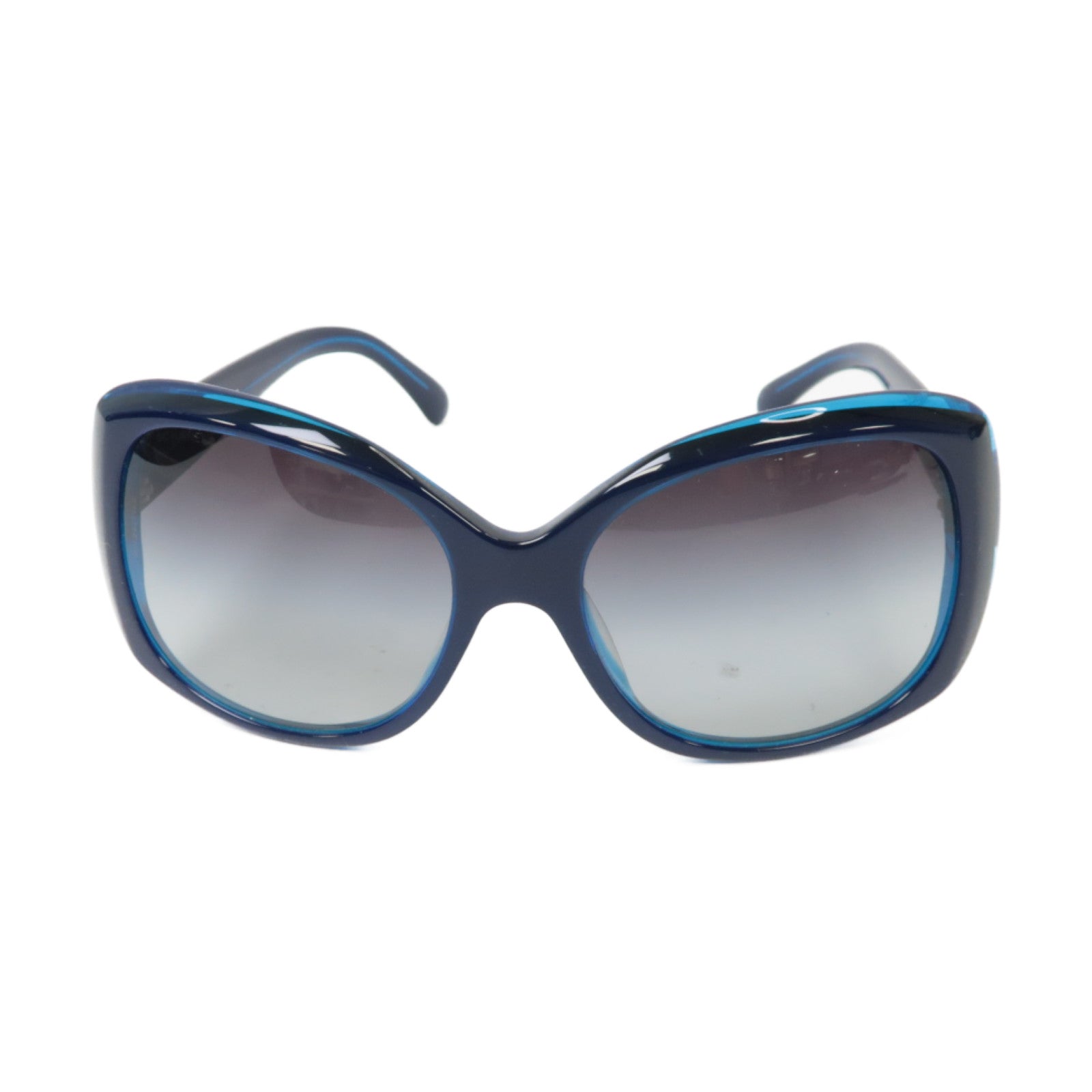 CHANEL PVC Sunglasses銀扣太陽眼鏡藍色/黑色