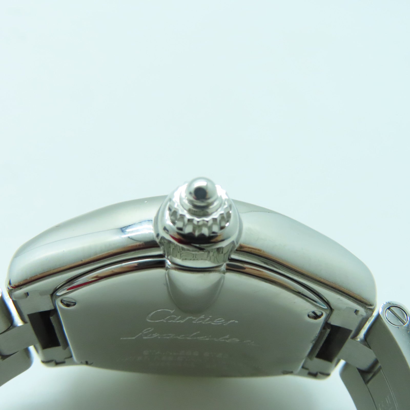 CARTIER Roadstar Quartz Watch银扣不锈钢自动手银银色