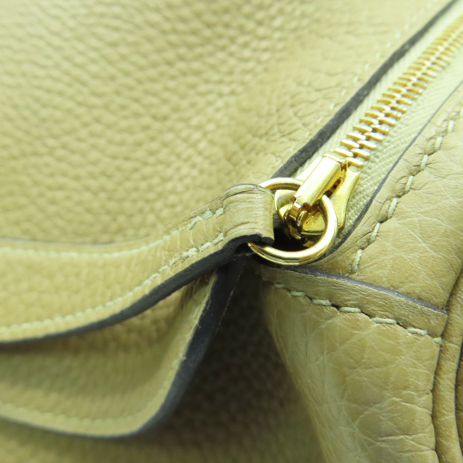 HERMES Taurillon Clemence皮革Lindy 26金扣手挽肩背兩用袋啡色