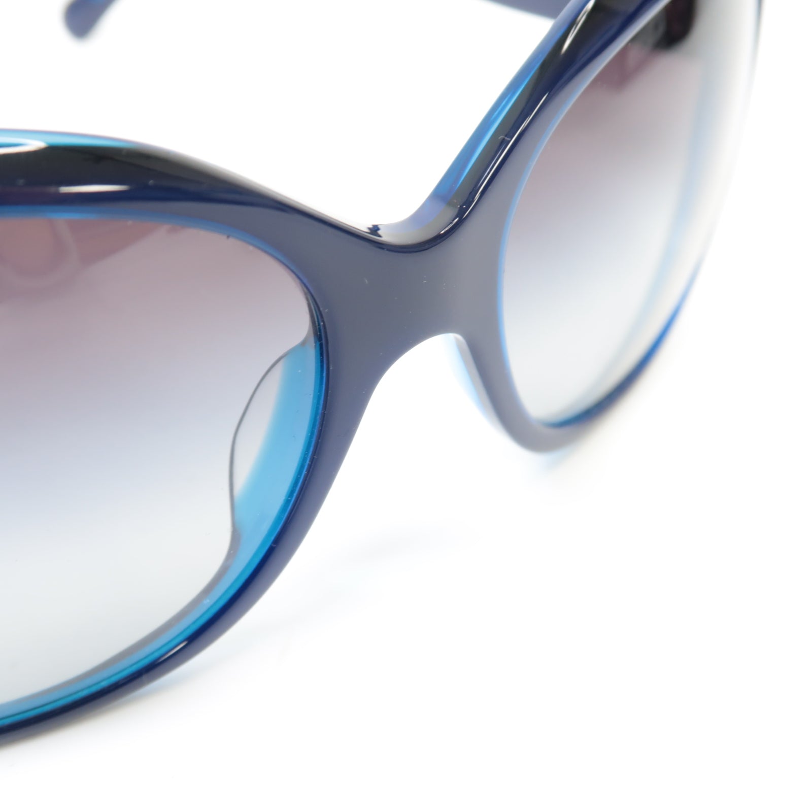 CHANEL PVC Sunglasses銀扣太陽眼鏡藍色/黑色