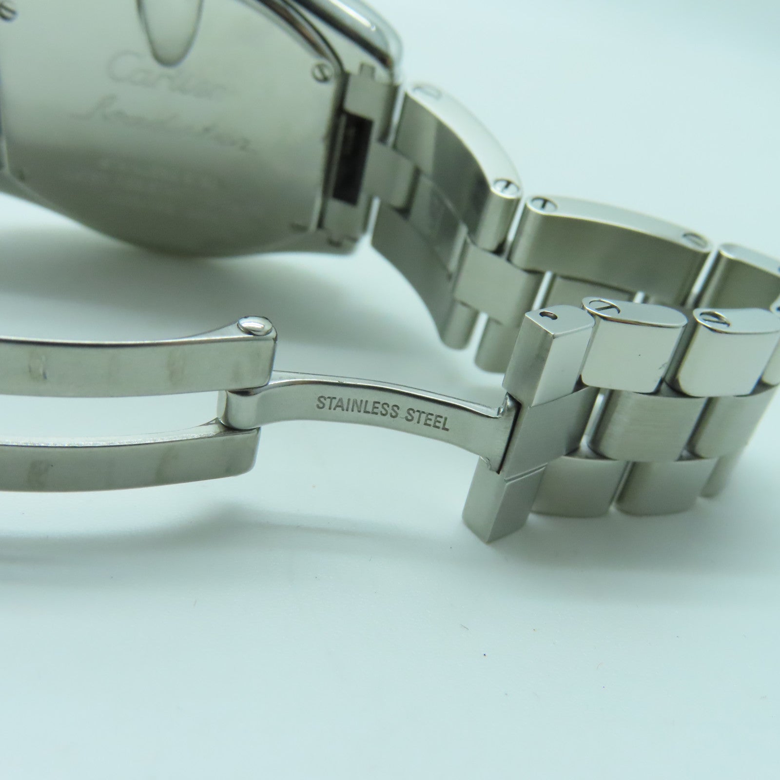 CARTIER Roadstar Quartz Watch银扣不锈钢自动手银银色