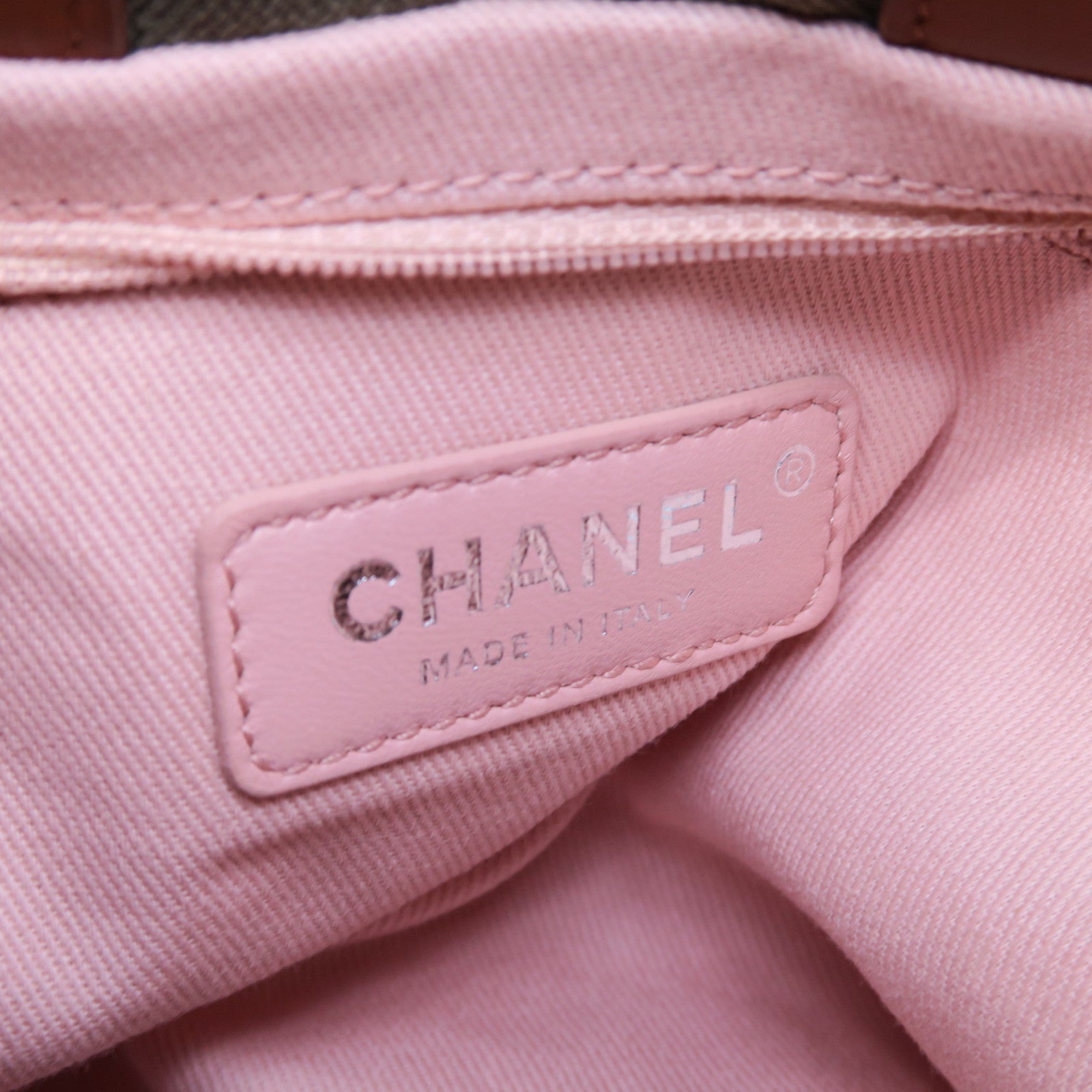 CHANEL 帆布La Habana Backpack銀扣背包啡色