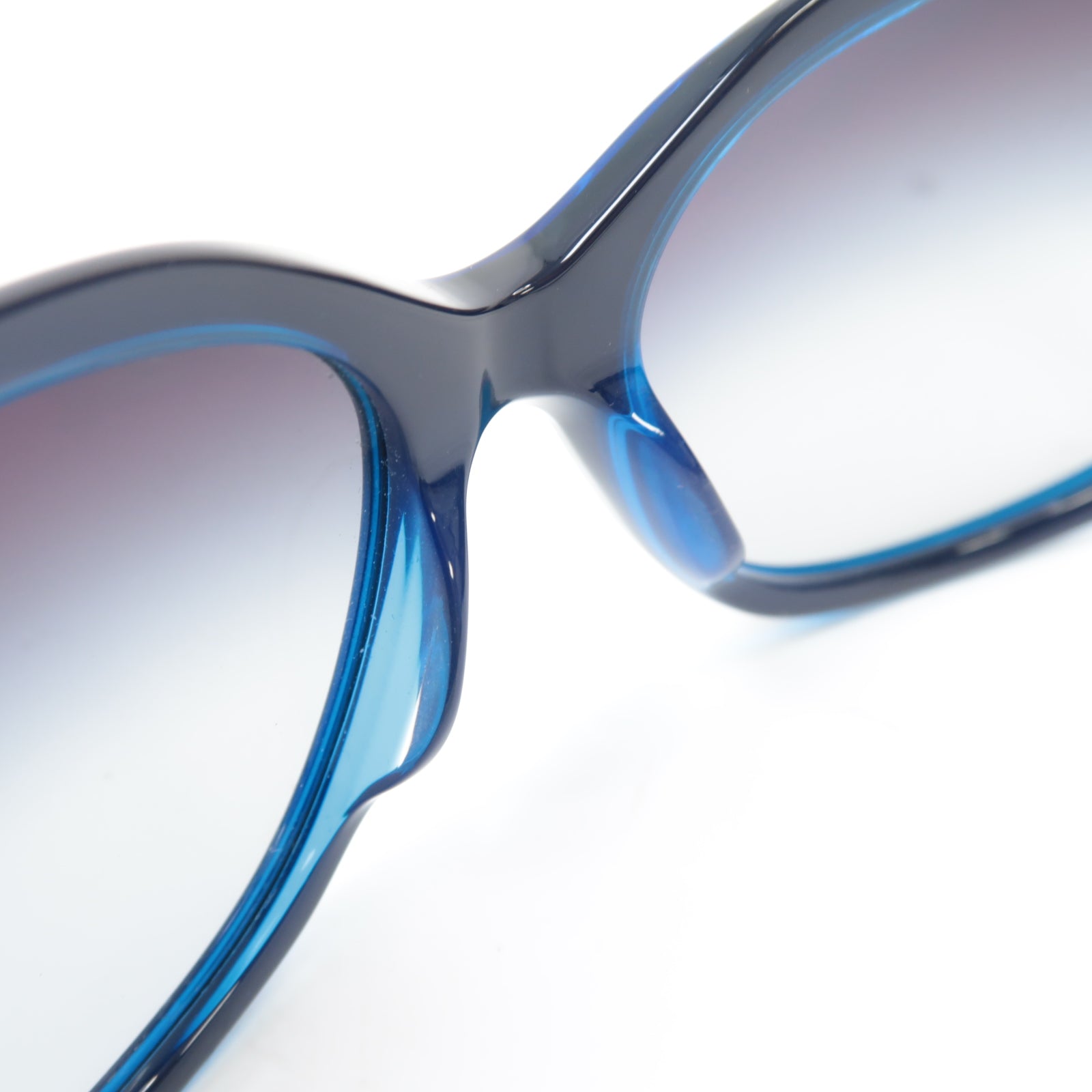 CHANEL PVC Sunglasses銀扣太陽眼鏡藍色/黑色