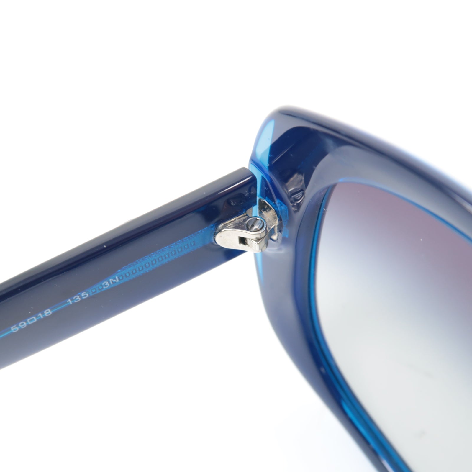 CHANEL PVC Sunglasses銀扣太陽眼鏡藍色/黑色