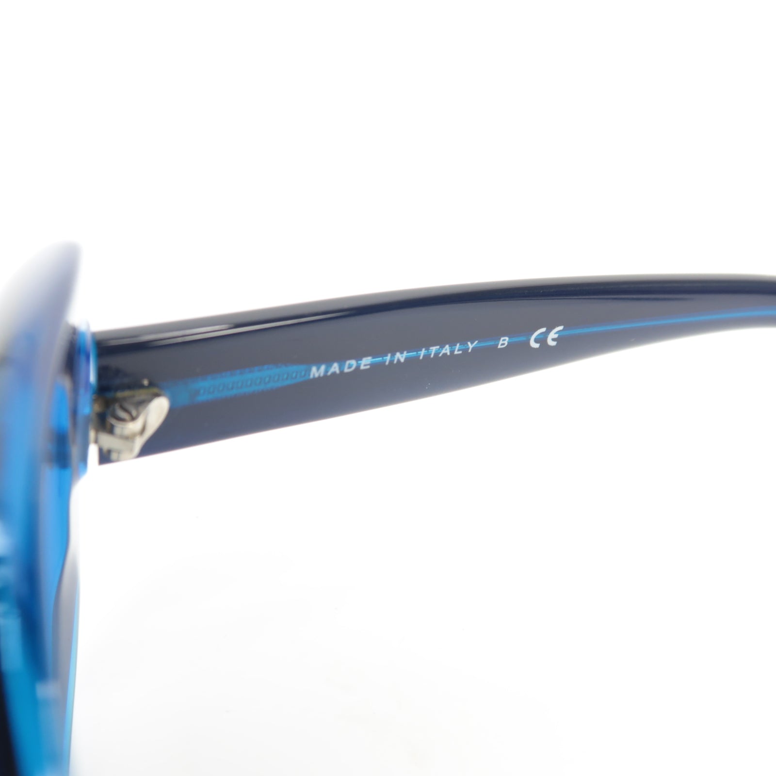 CHANEL PVC Sunglasses銀扣太陽眼鏡藍色/黑色