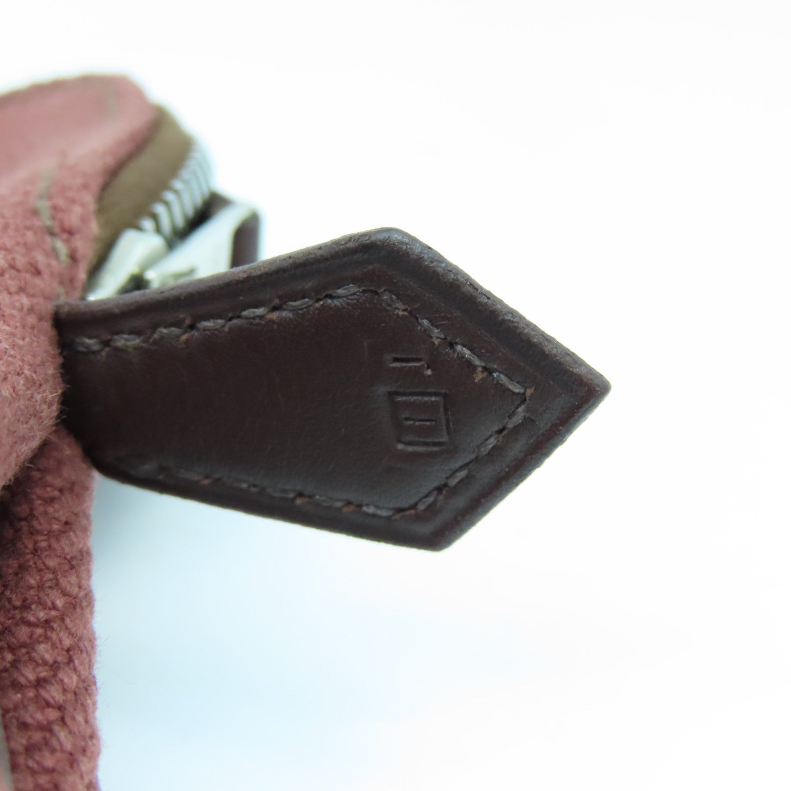 HERMES 帆布Hand Bag銀扣手挽袋紅色