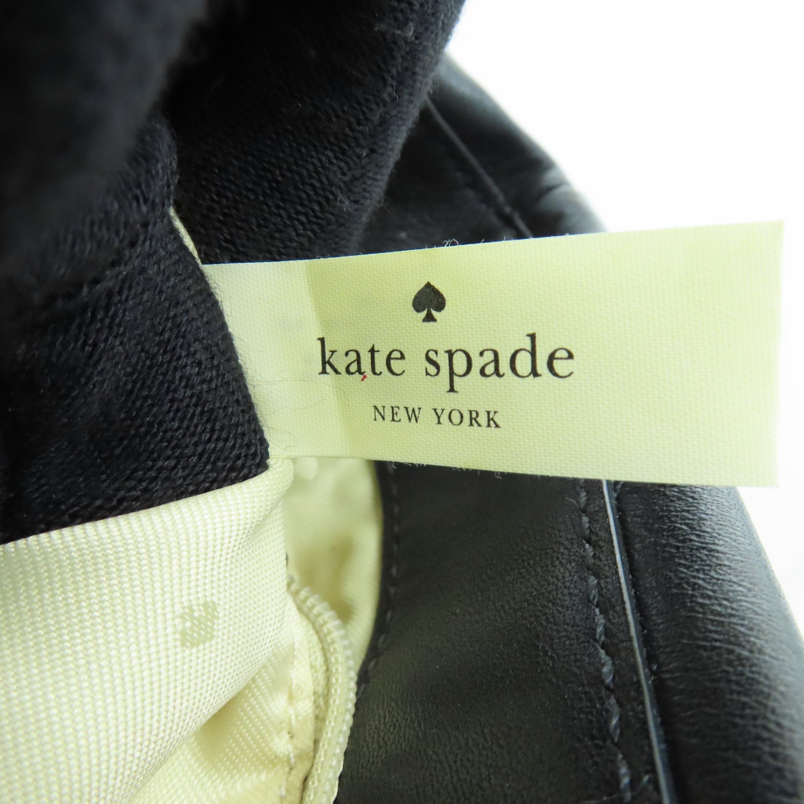 Kate Spade 【激減優惠】牛皮皮革Tote Bag銀扣鏈帶肩背袋黑色