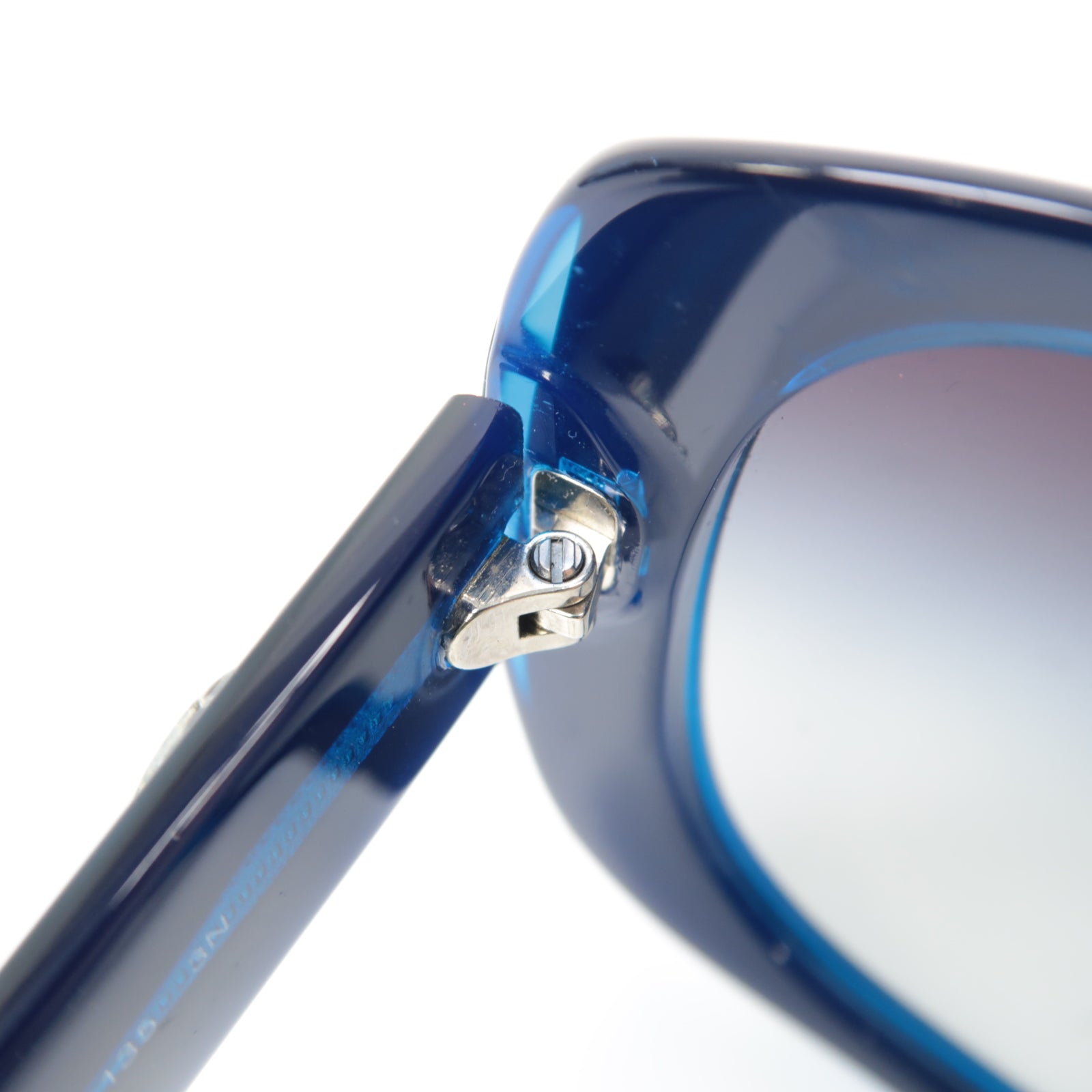 CHANEL PVC Sunglasses銀扣太陽眼鏡藍色/黑色