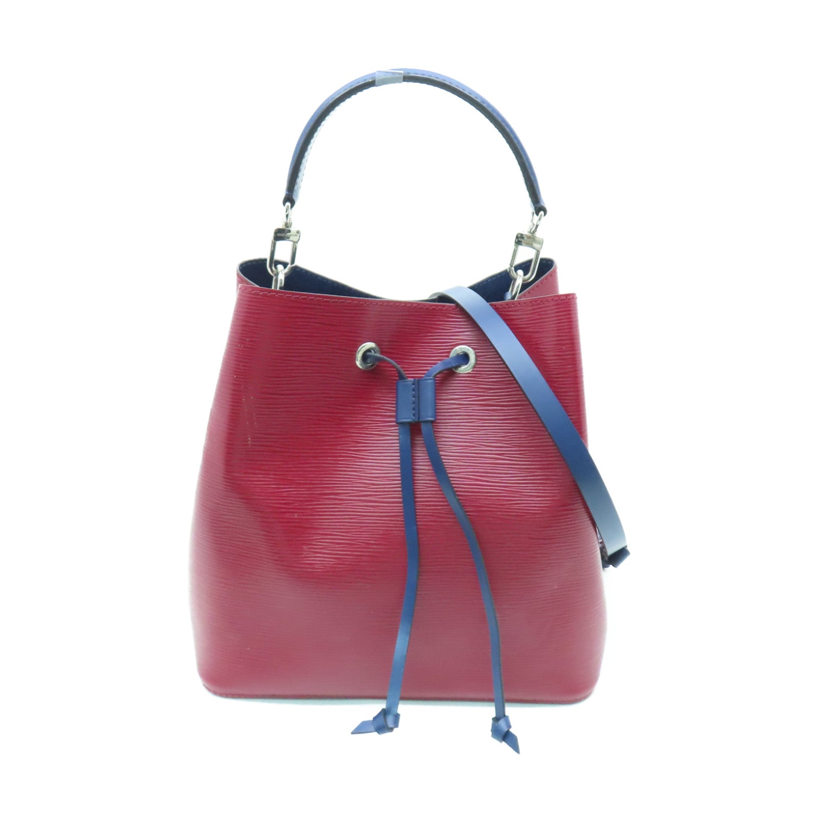 LOUIS VUITTON Epi Neo Noe MM銀扣手挽肩背兩用袋紅色