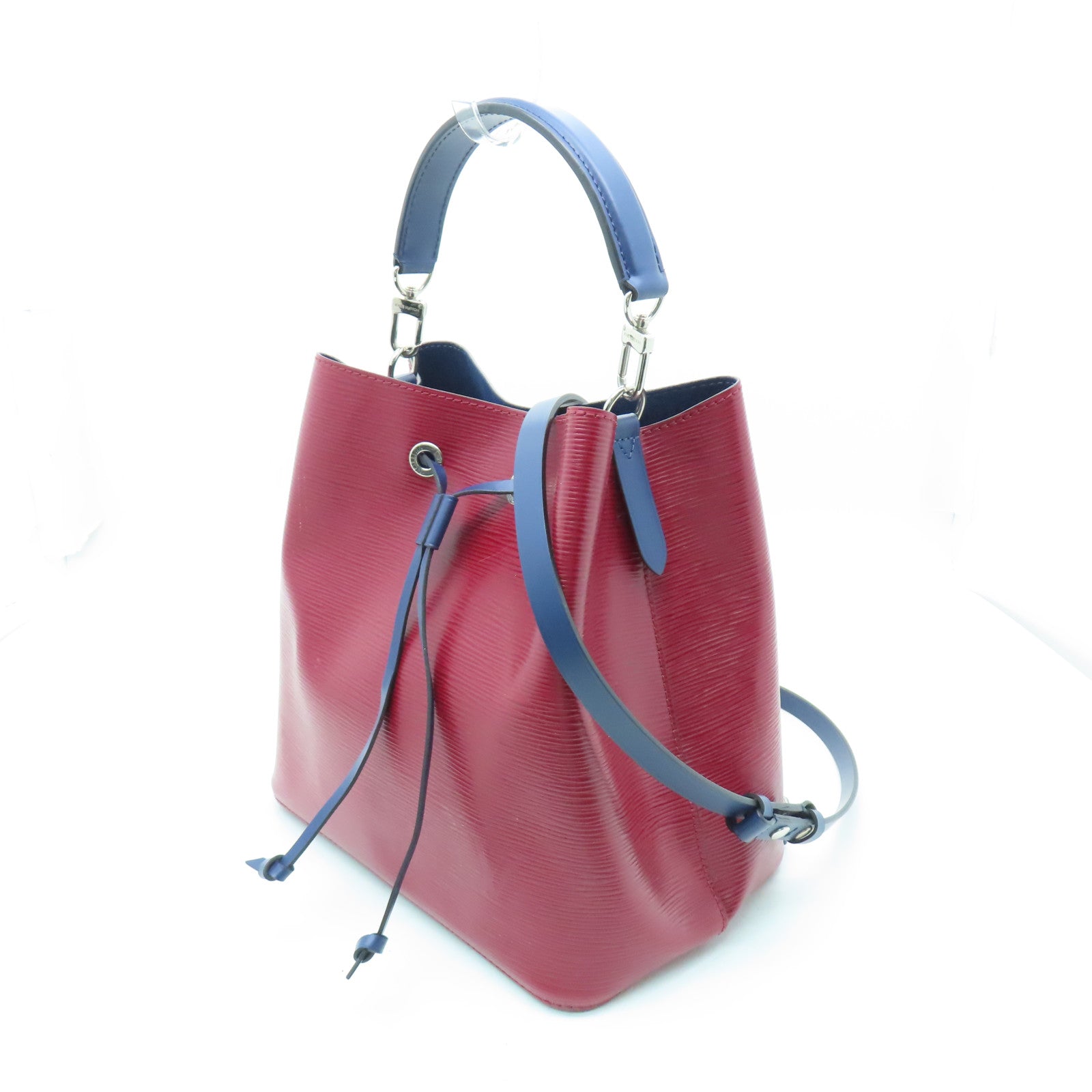 LOUIS VUITTON Epi Neo Noe MM銀扣手挽肩背兩用袋紅色