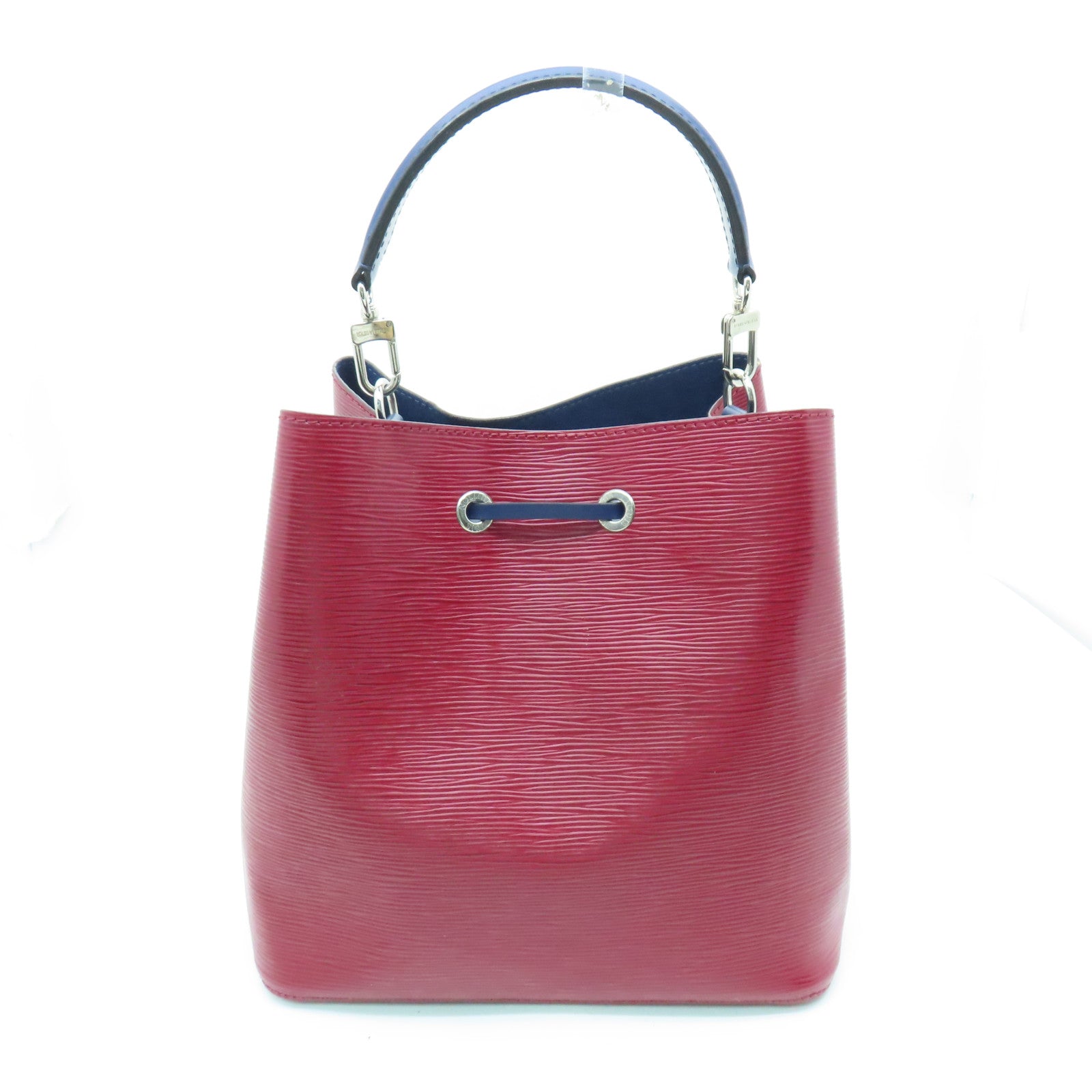 LOUIS VUITTON Epi Neo Noe MM銀扣手挽肩背兩用袋紅色