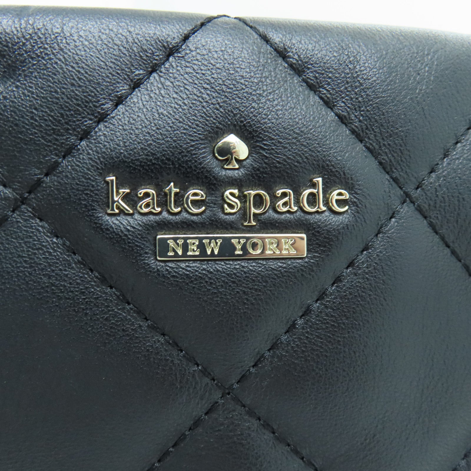 Kate Spade 【激減優惠】牛皮皮革Tote Bag銀扣鏈帶肩背袋黑色