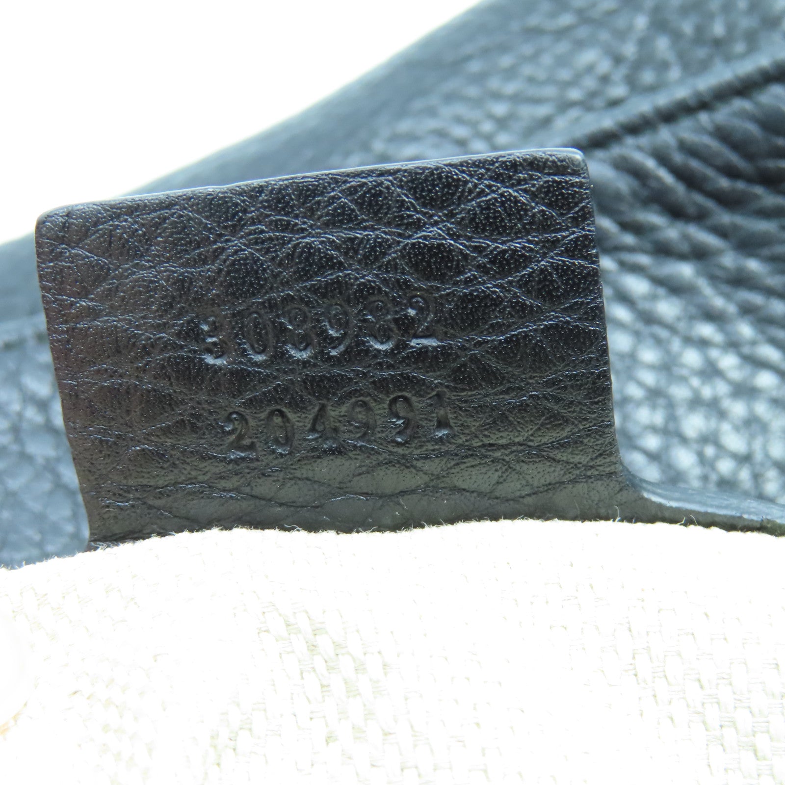 GUCCI 牛皮皮革Chain Shoulder金扣肩背袋黑色