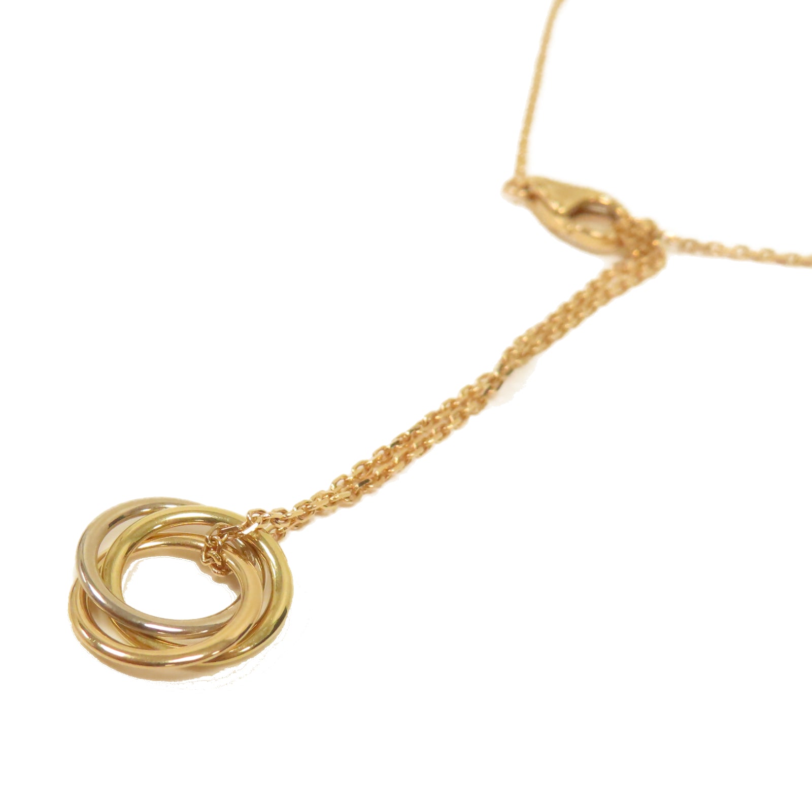 CARTIER 18K白金/玫瑰金/黃金Trinity Bracelet手鏈金色
