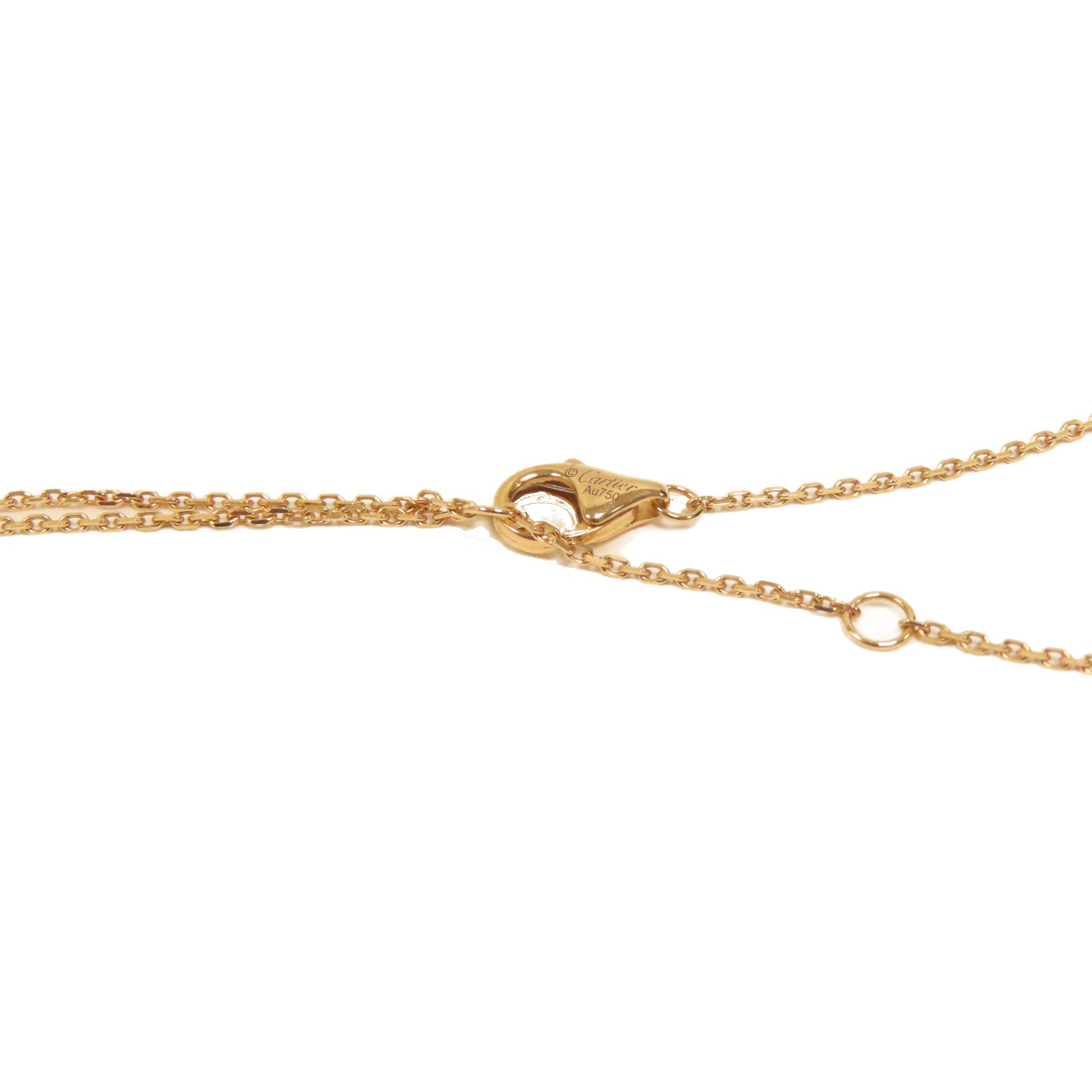 CARTIER 18K白金/玫瑰金/黃金Trinity Bracelet手鏈金色