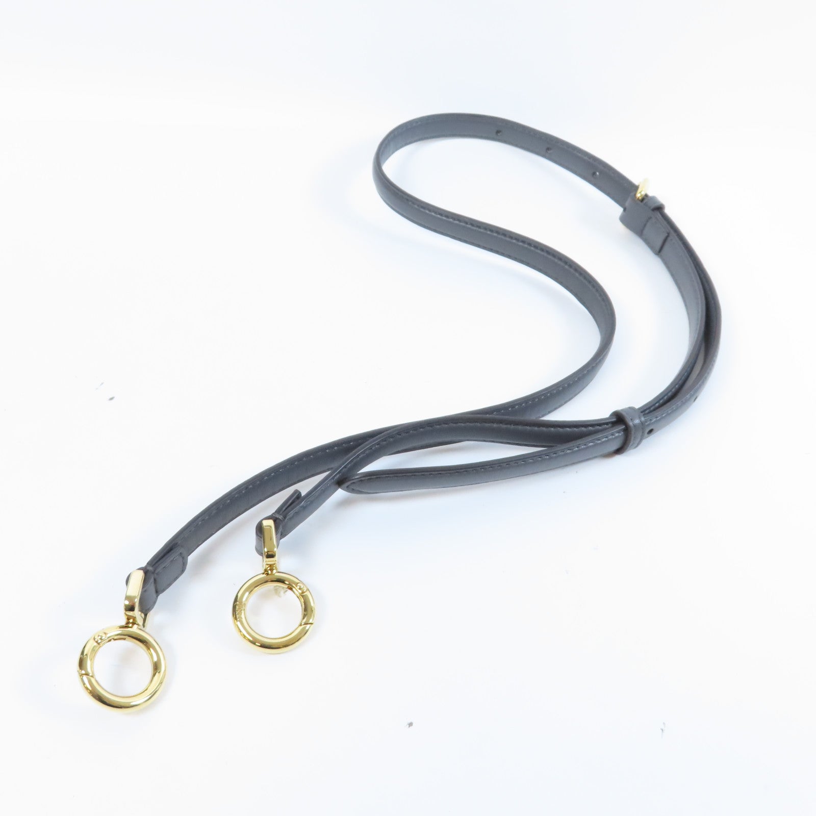 FENDI 牛皮皮革Peekaboo金扣手挽肩背兩用袋灰色