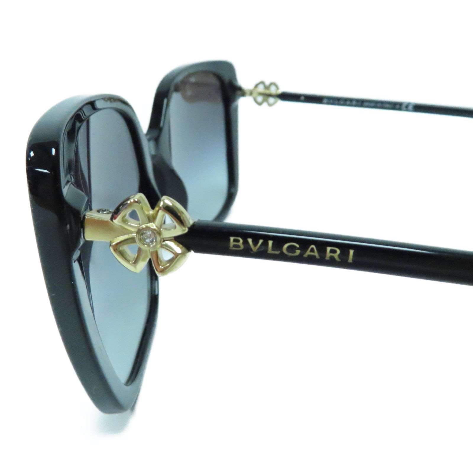 BVLGARI PVC Sunglasses金扣太陽眼鏡黑色