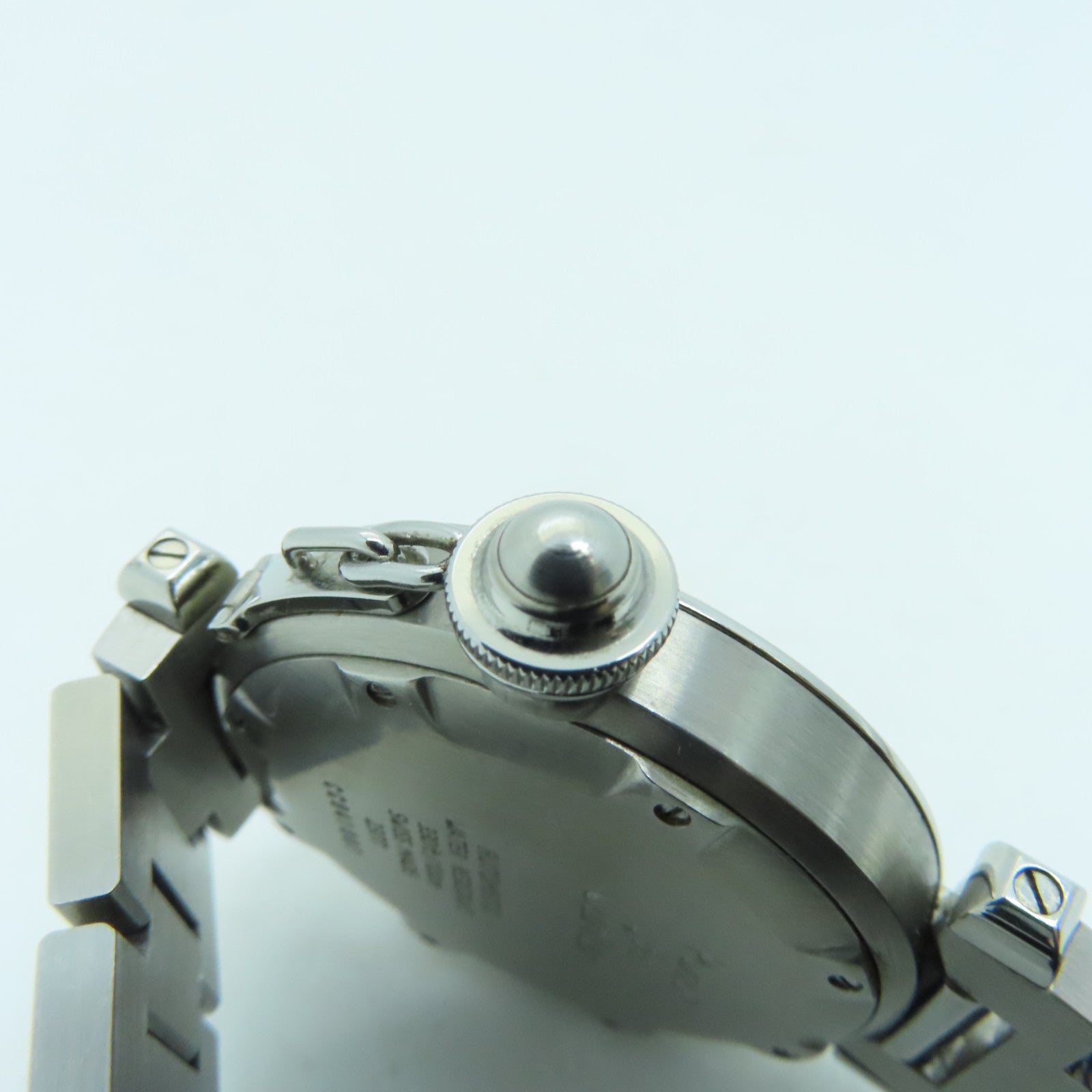CARTIER Pasha C不鏽鋼手錶自動機芯銀色