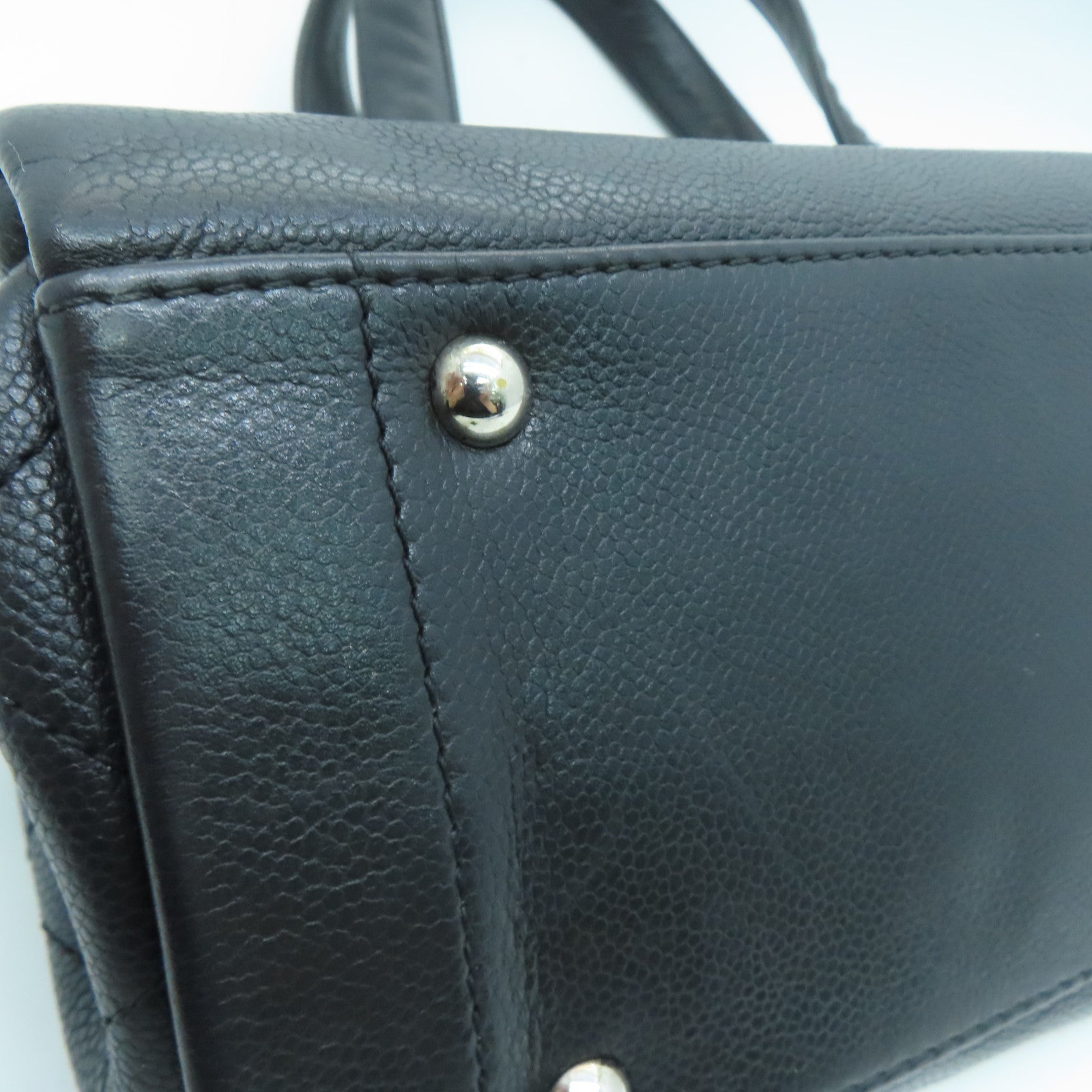 CHANEL 【激減優惠】牛皮皮革Tote Bag手挽袋黑色