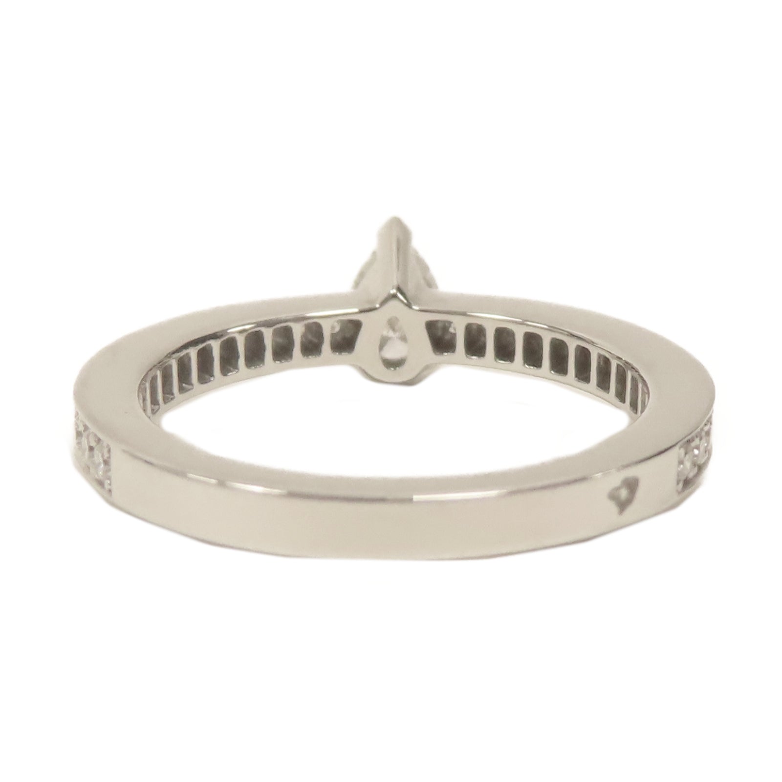Chaumet 18K白金Diamond Ring戒指銀色US#4