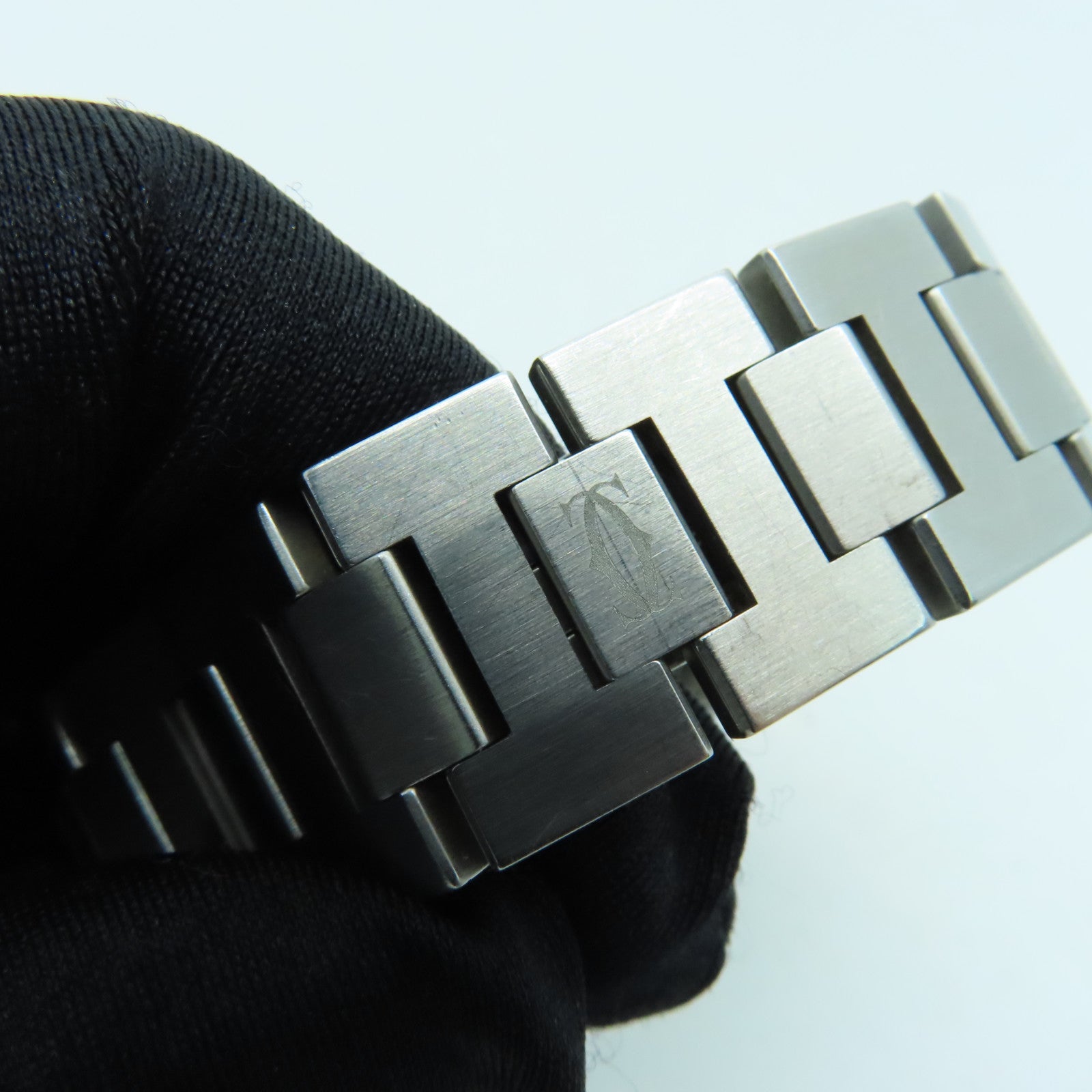 CARTIER Pasha C不鏽鋼手錶自動機芯銀色