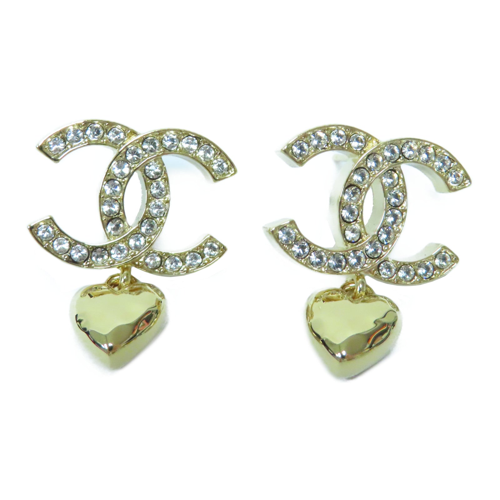 CHANEL 金屬Earrings耳環金色