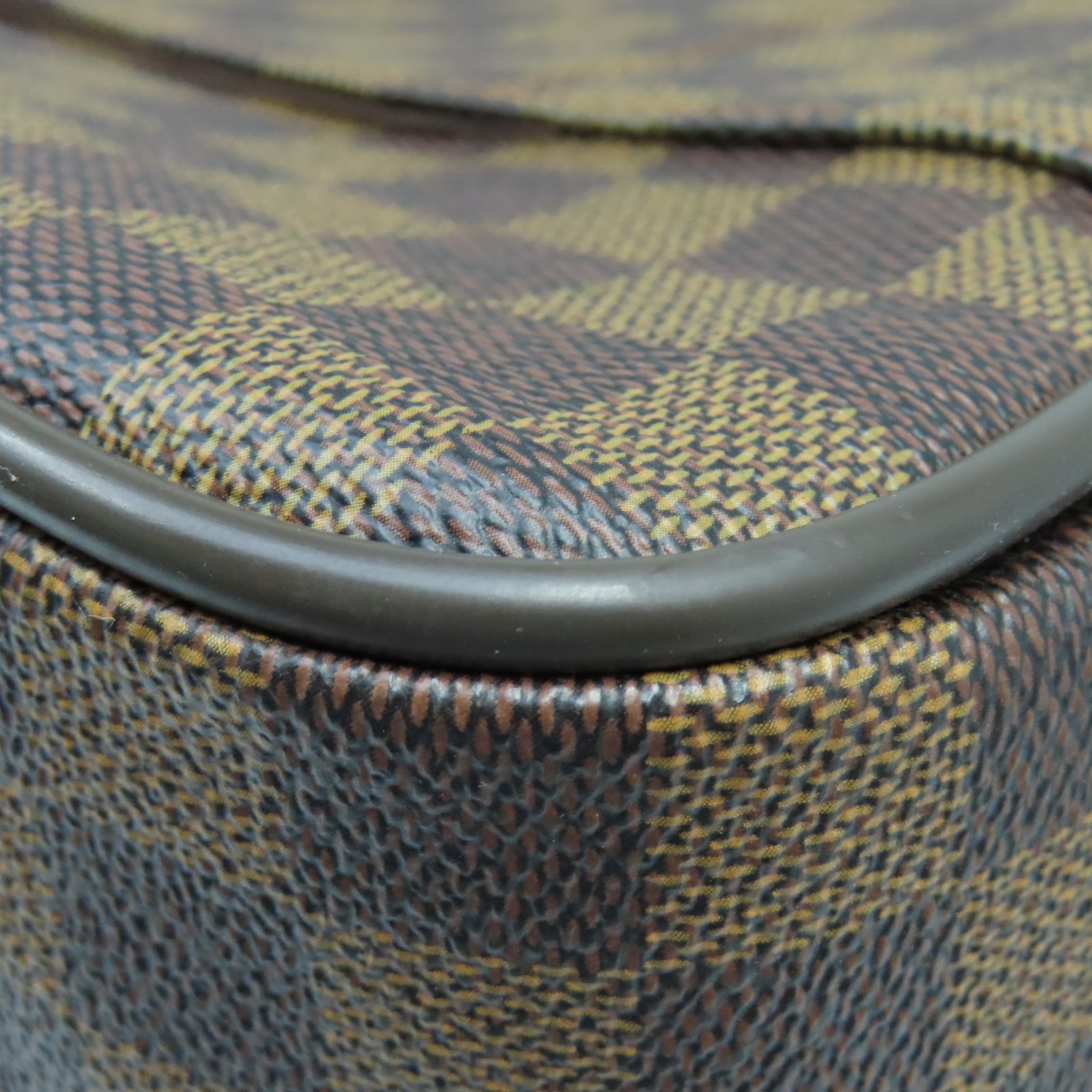 LOUIS VUITTON Damier Ebene Icare金扣肩背袋棕色