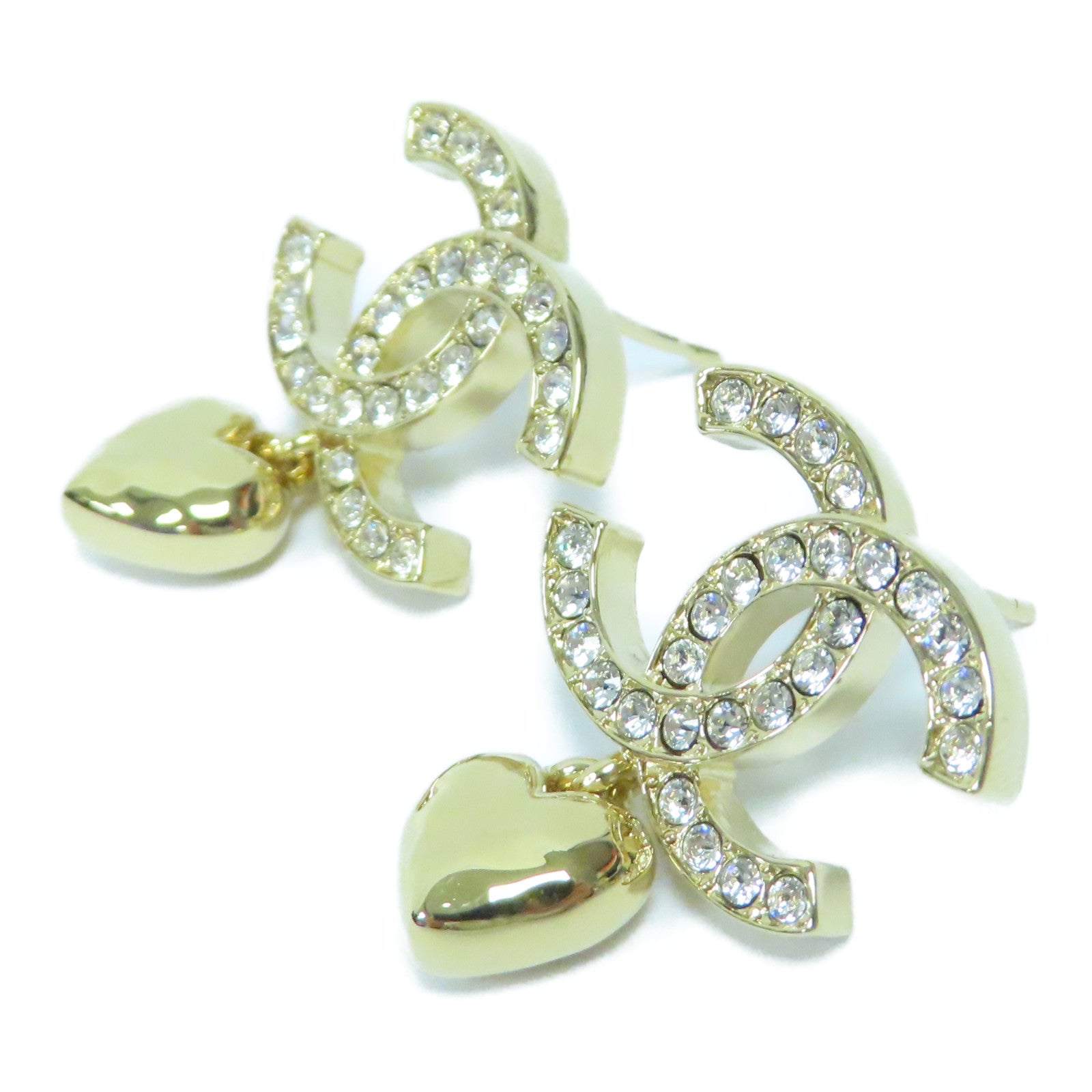 CHANEL 金屬Earrings耳環金色