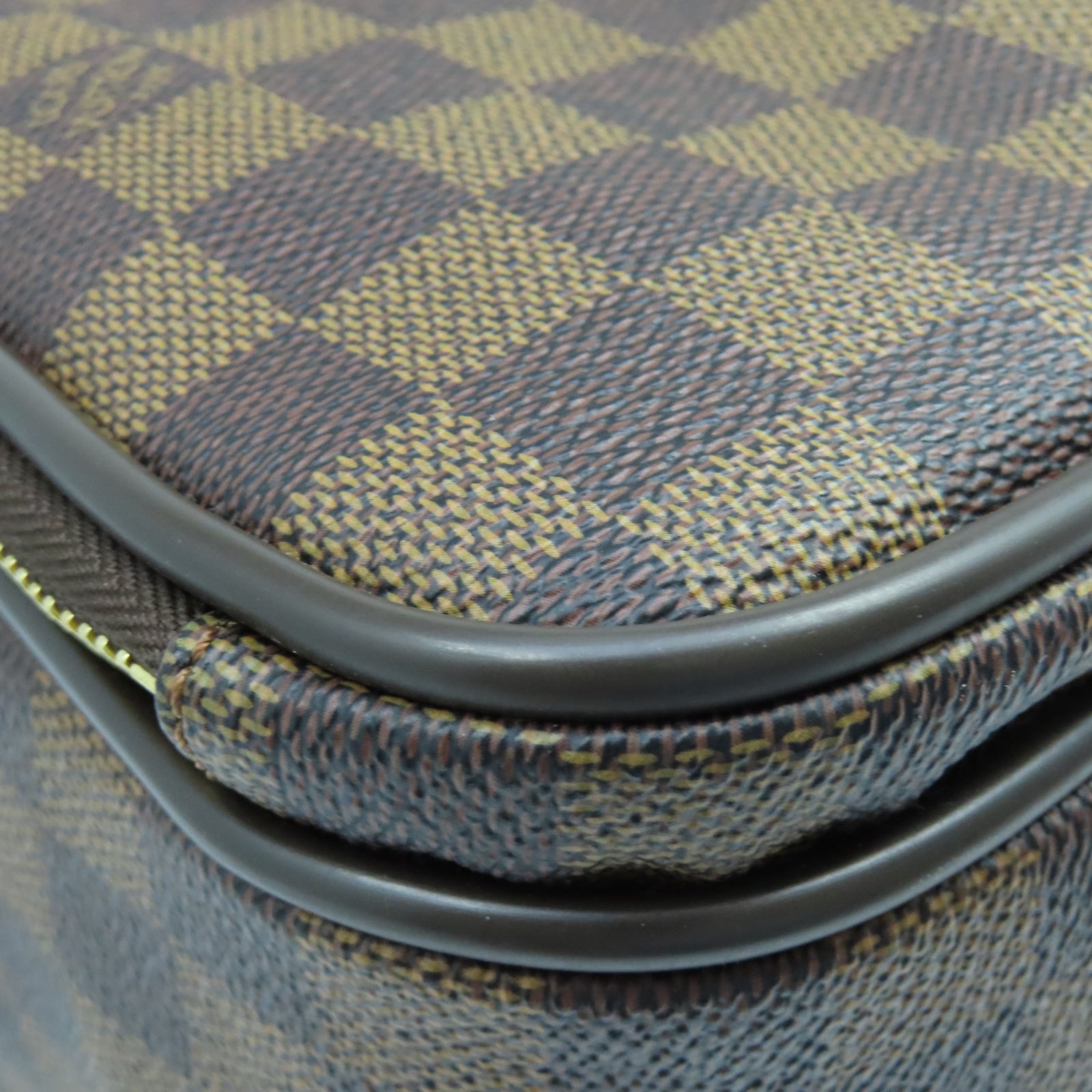 LOUIS VUITTON Damier Ebene Icare金扣肩背袋棕色