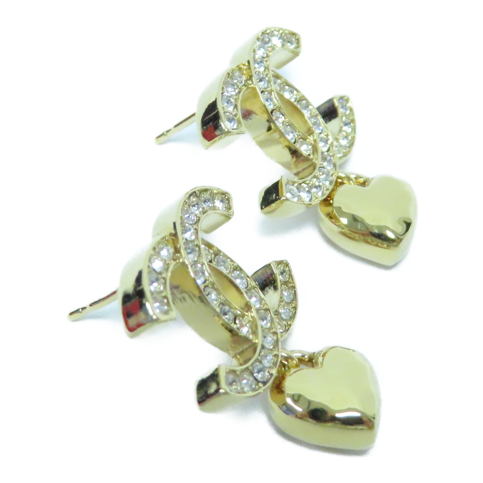 CHANEL 金屬Earrings耳環金色
