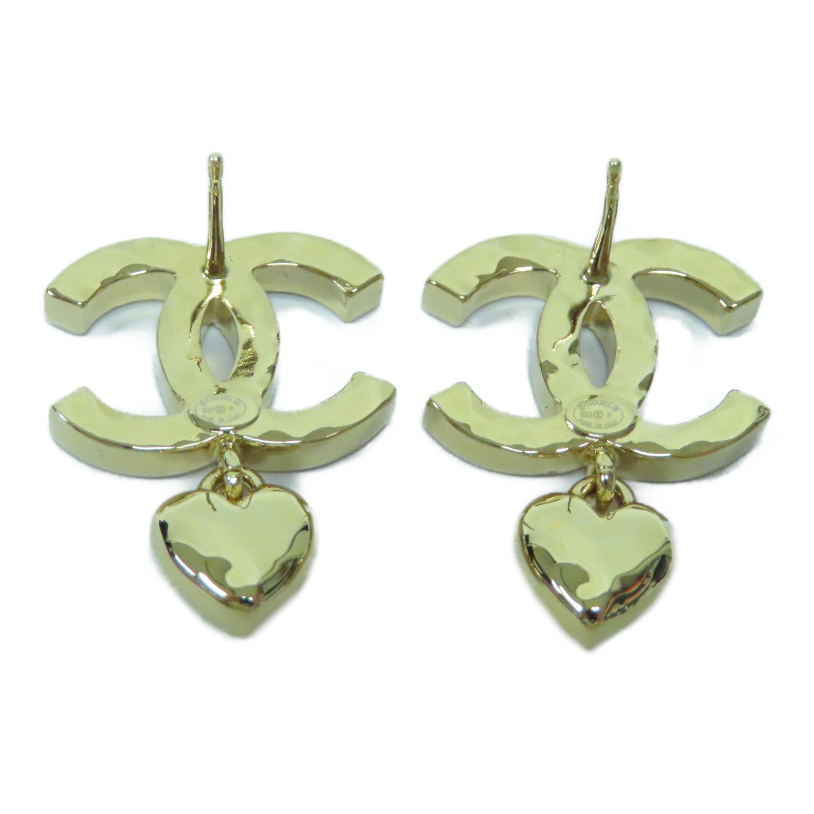 CHANEL 金屬Earrings耳環金色