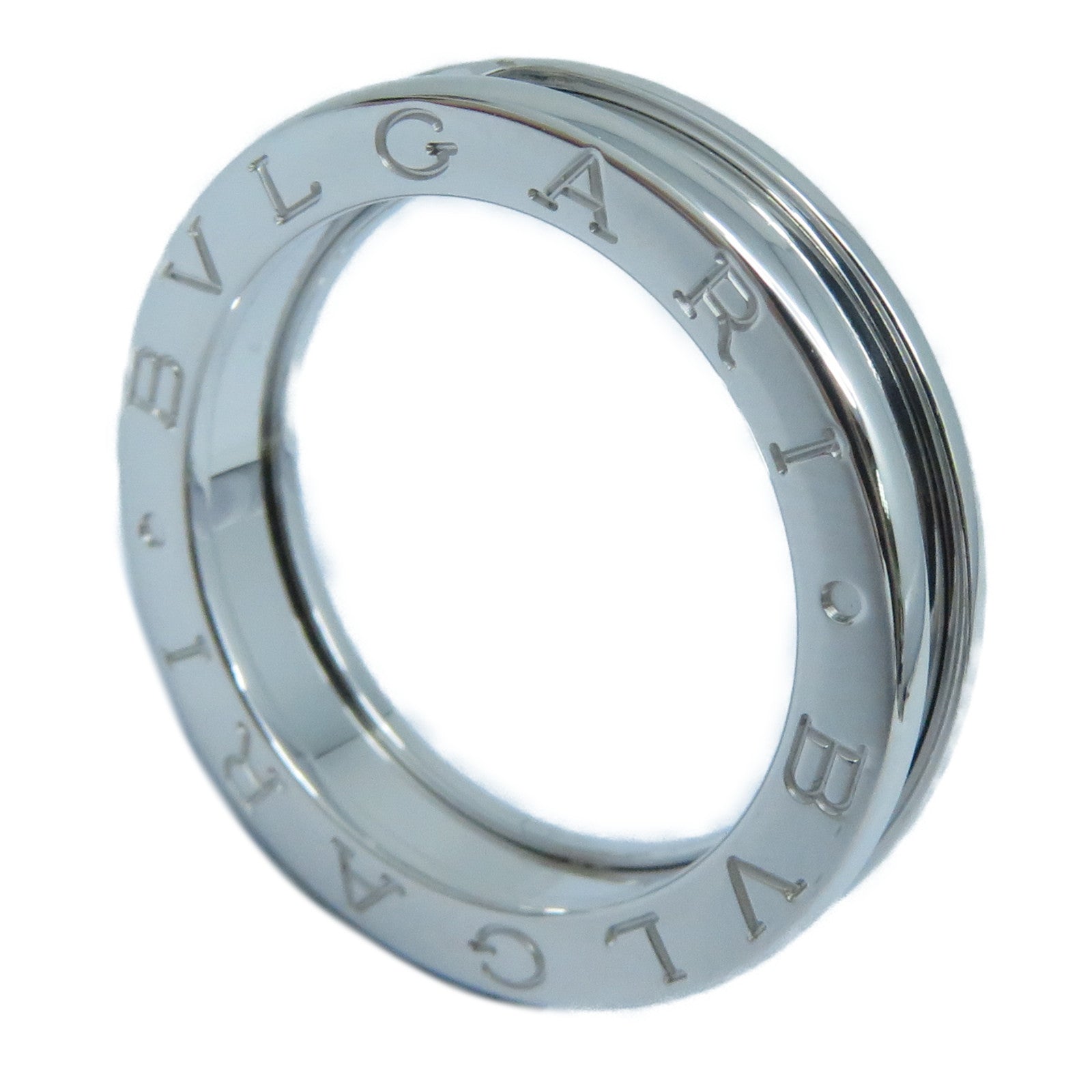 BVLGARI 18K白金B-zero1戒指BVLGARI#F57/US#8