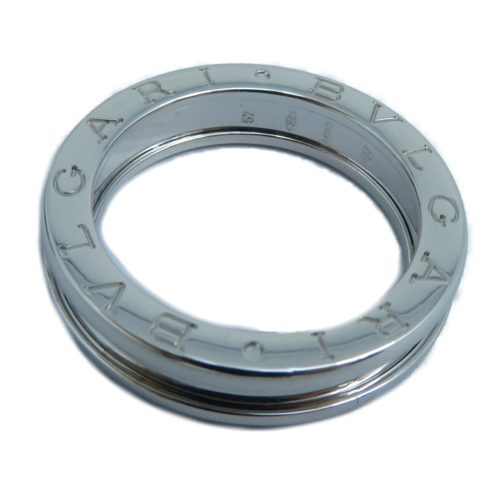 BVLGARI 18K白金B-zero1戒指BVLGARI#F57/US#8