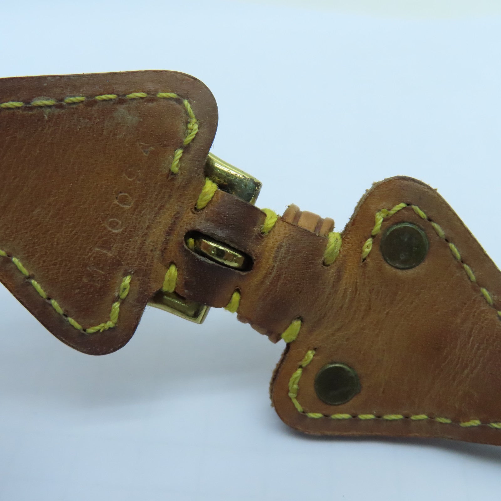 LOUIS VUITTON Monogram Bracelet手镯金扣啡色