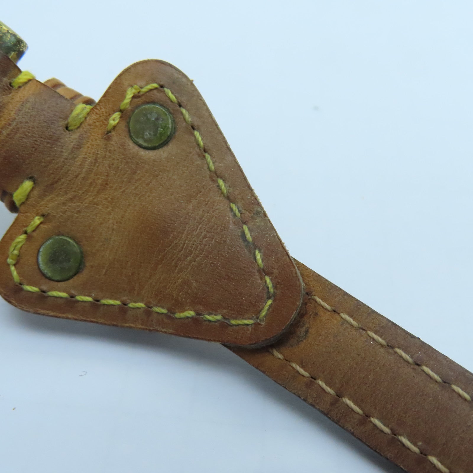 LOUIS VUITTON Monogram Bracelet手镯金扣啡色