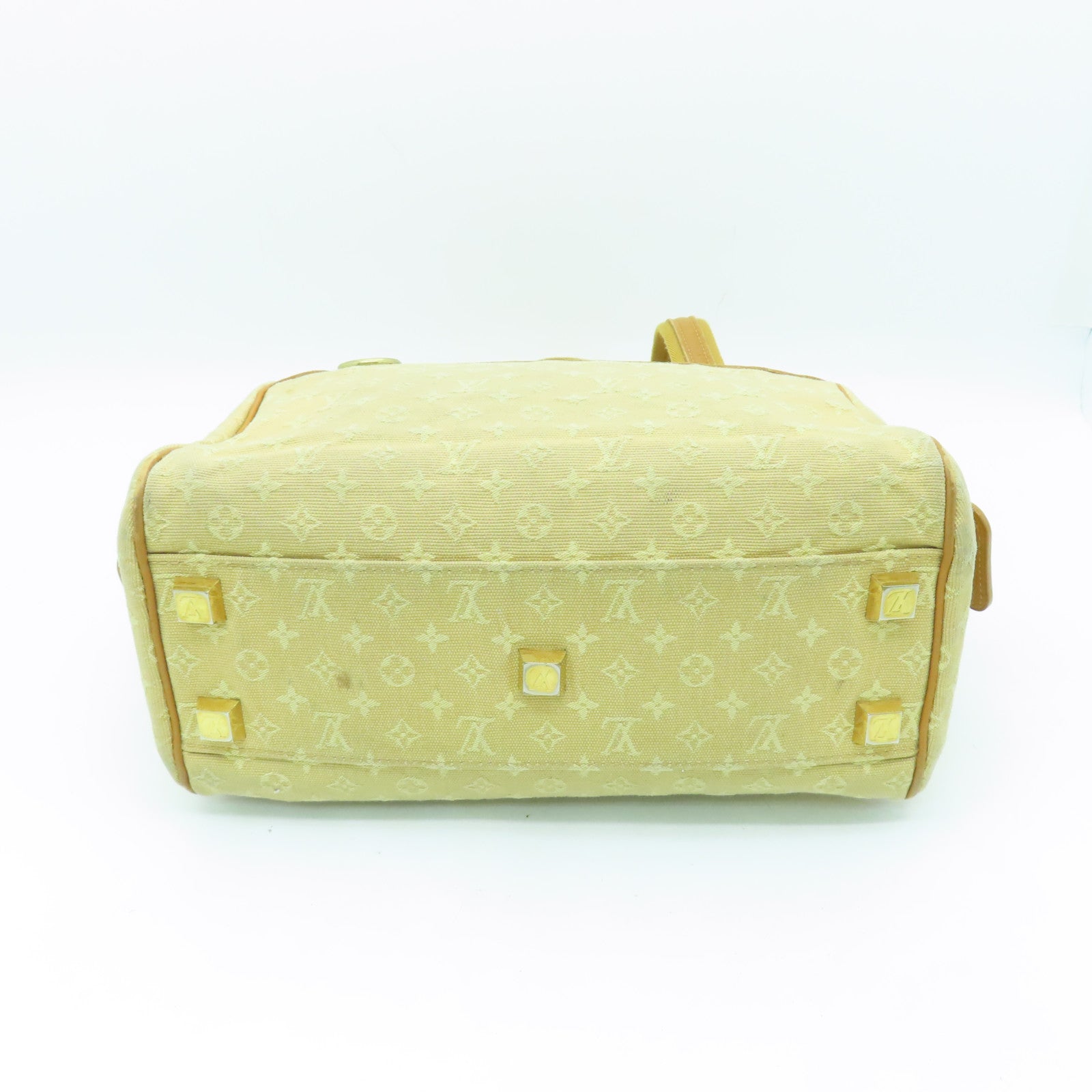 LOUIS VUITTON Monogram Mini Josephine PM金扣手挽袋米色