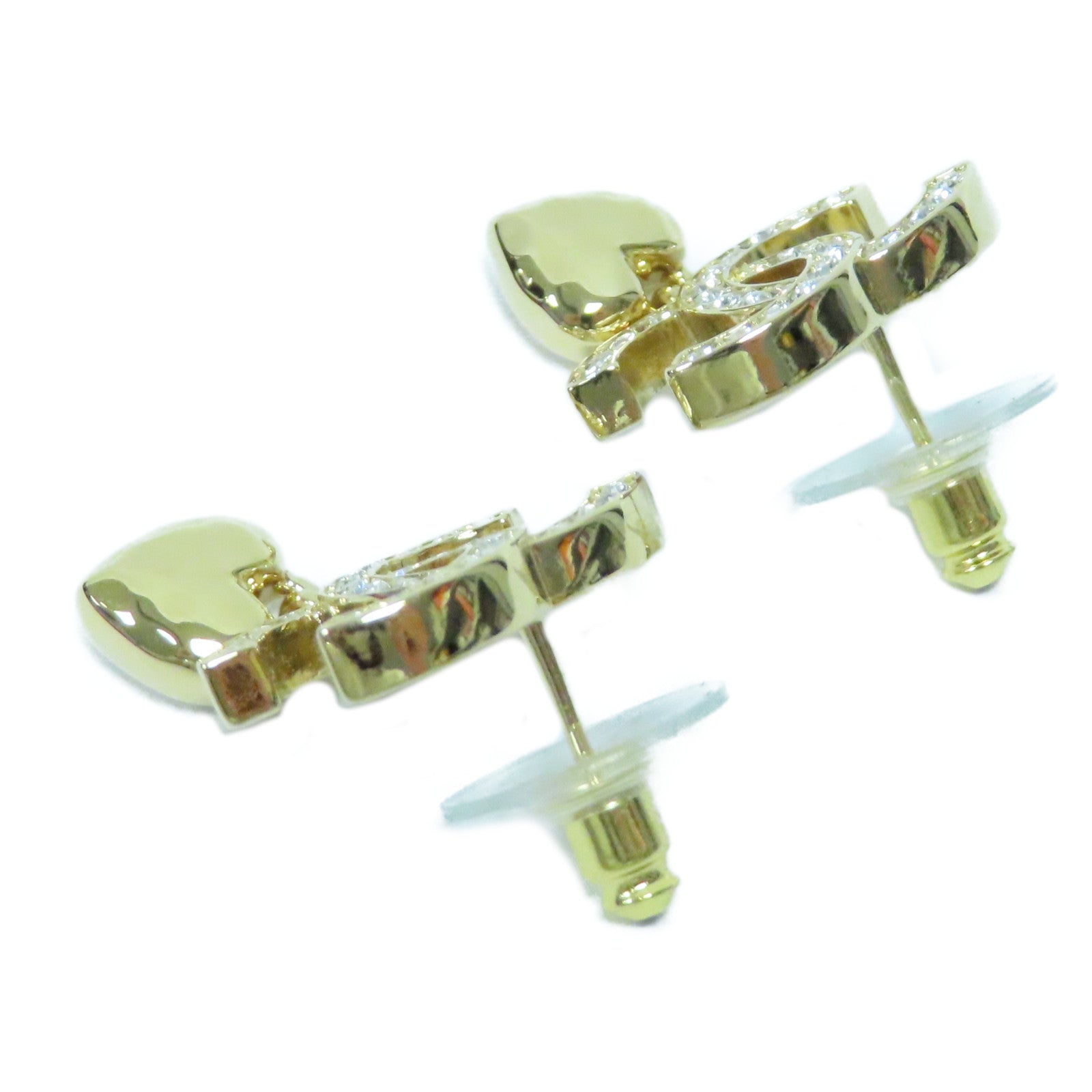 CHANEL 金屬Earrings耳環金色