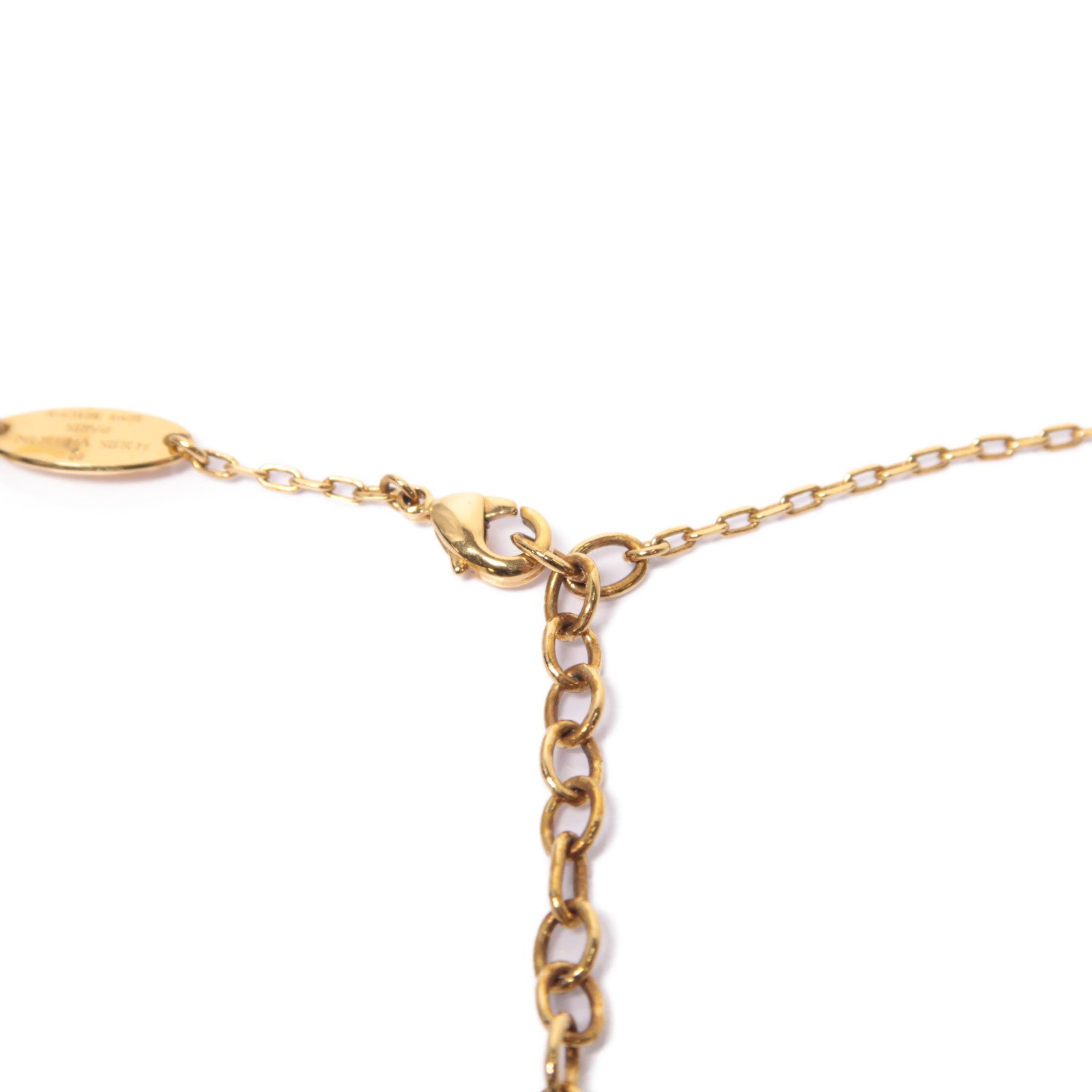 LOUIS VUITTON 金屬Fall In Love Necklace項鍊金色