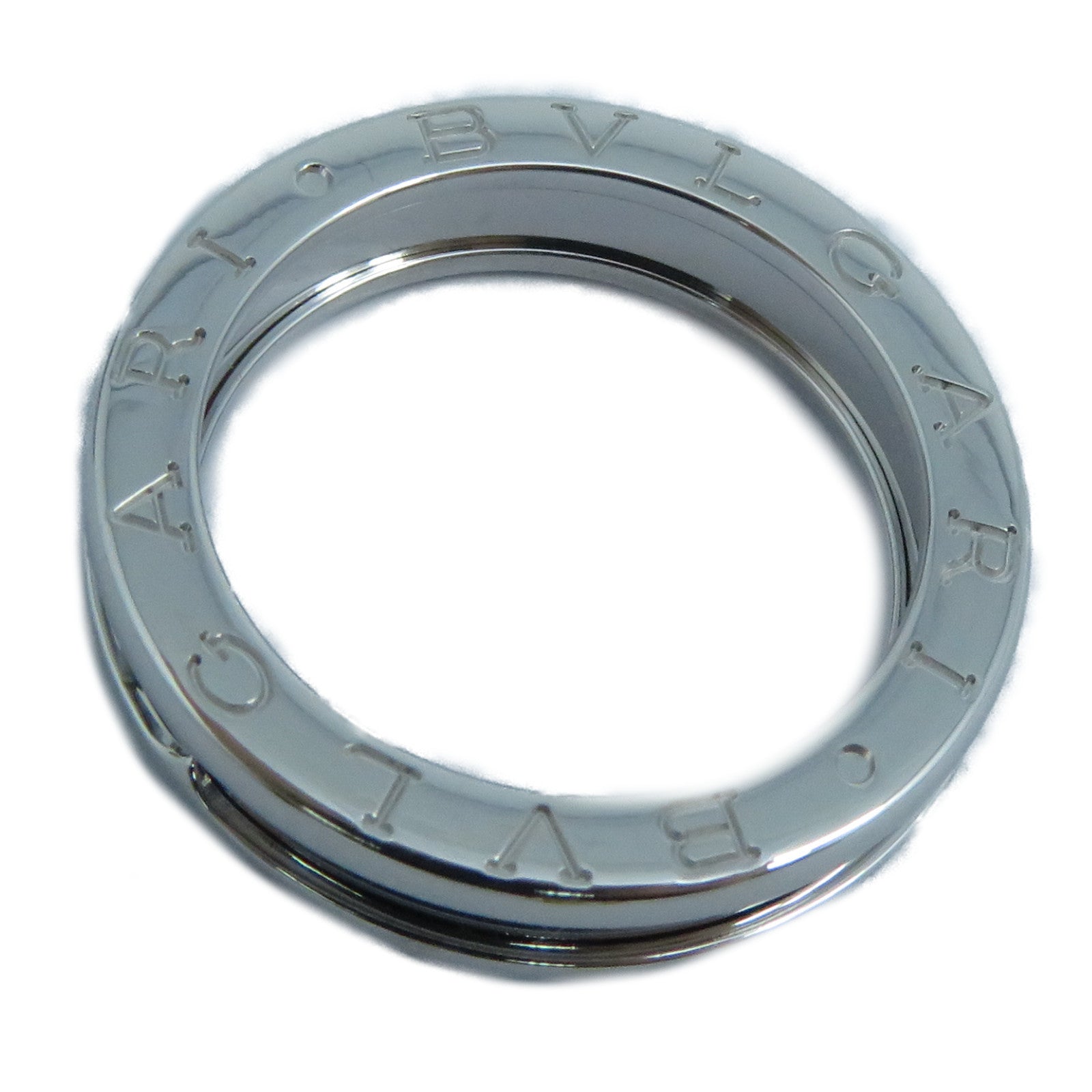 BVLGARI 18K白金B-zero1戒指BVLGARI#F57/US#8