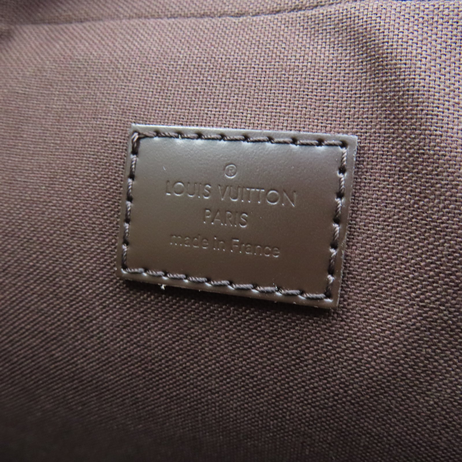 LOUIS VUITTON Damier Ebene Icare金扣肩背袋棕色