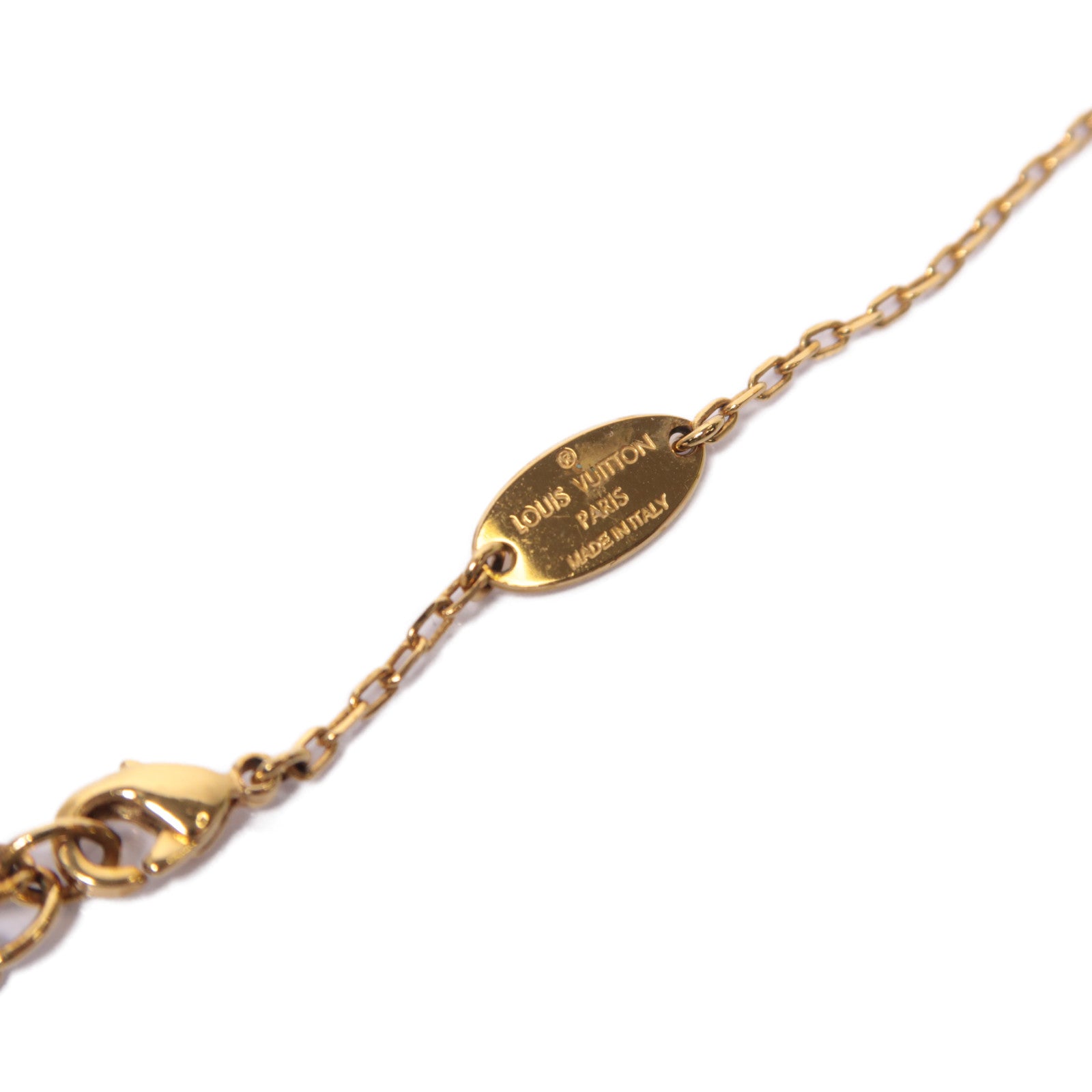 LOUIS VUITTON 金屬Fall In Love Necklace項鍊金色