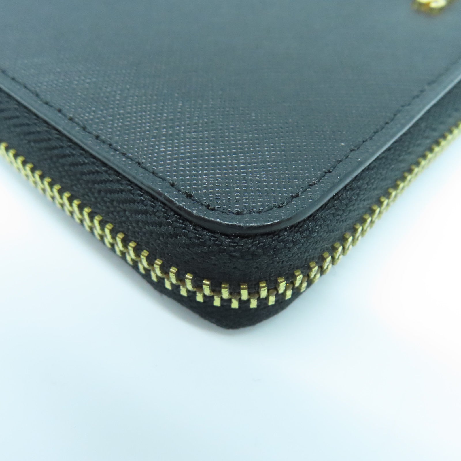 Michael Kors Leather Long Wallet Gold Buckle Long Wallet Black