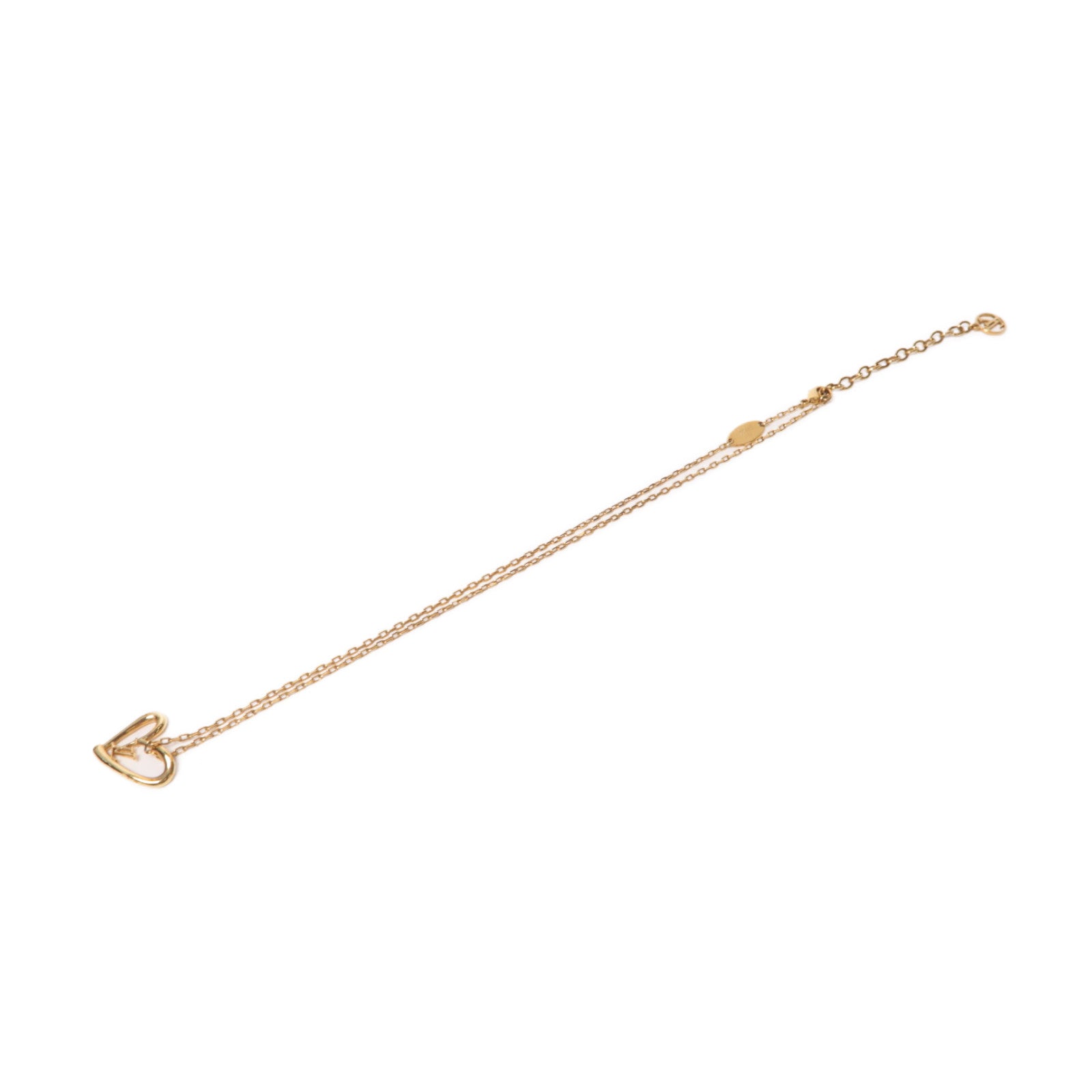 LOUIS VUITTON 金屬Fall In Love Necklace項鍊金色