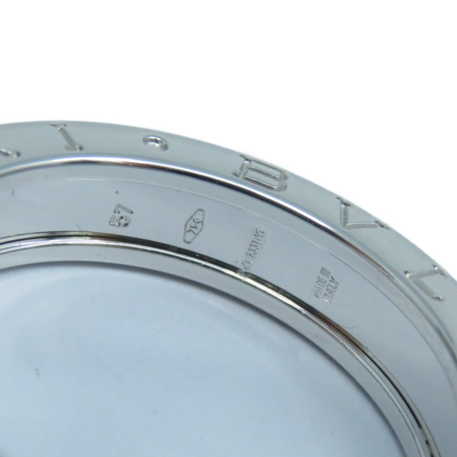 BVLGARI 18K白金B-zero1戒指BVLGARI#F57/US#8