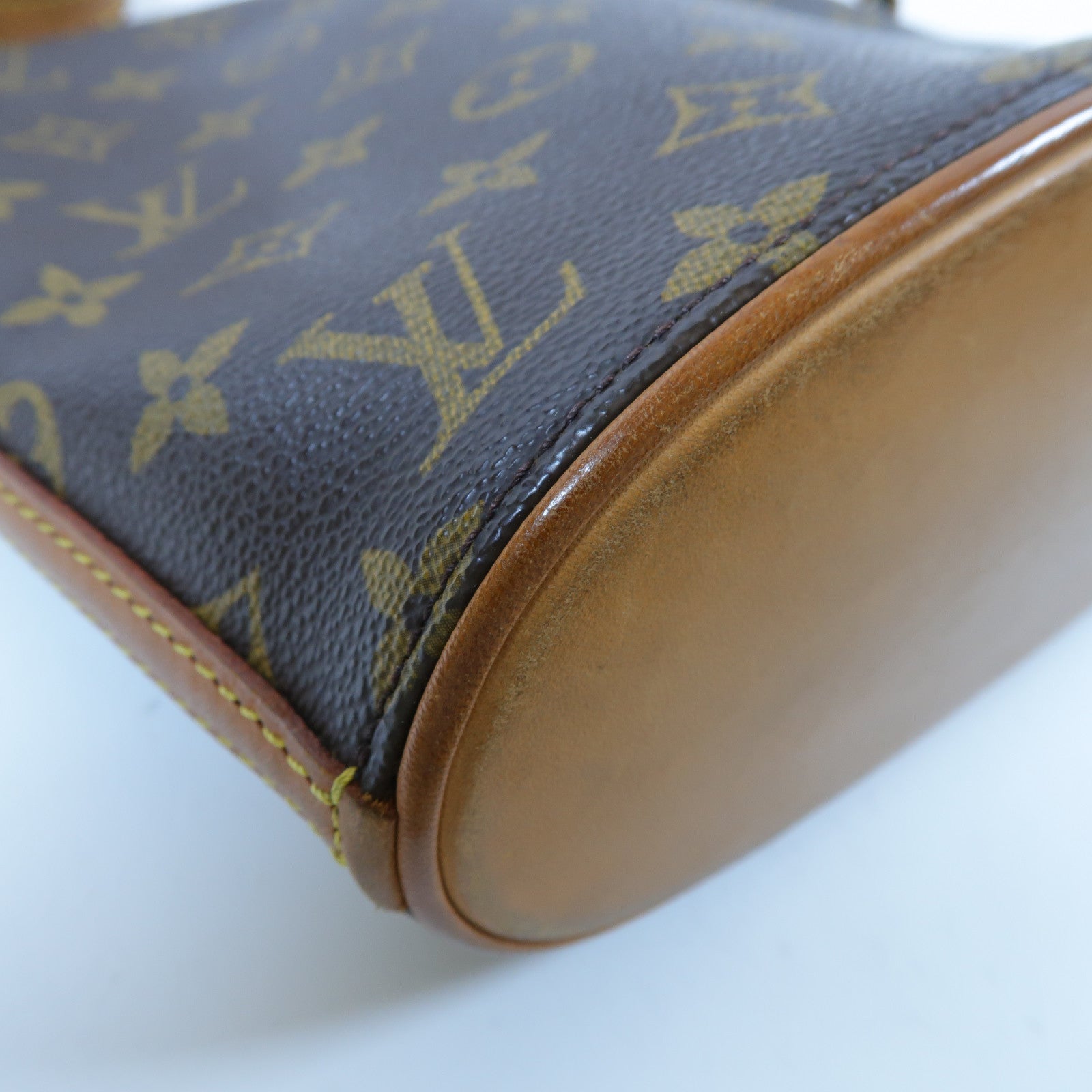 LOUIS VUITTON Monogram Drouot金扣肩背袋啡色