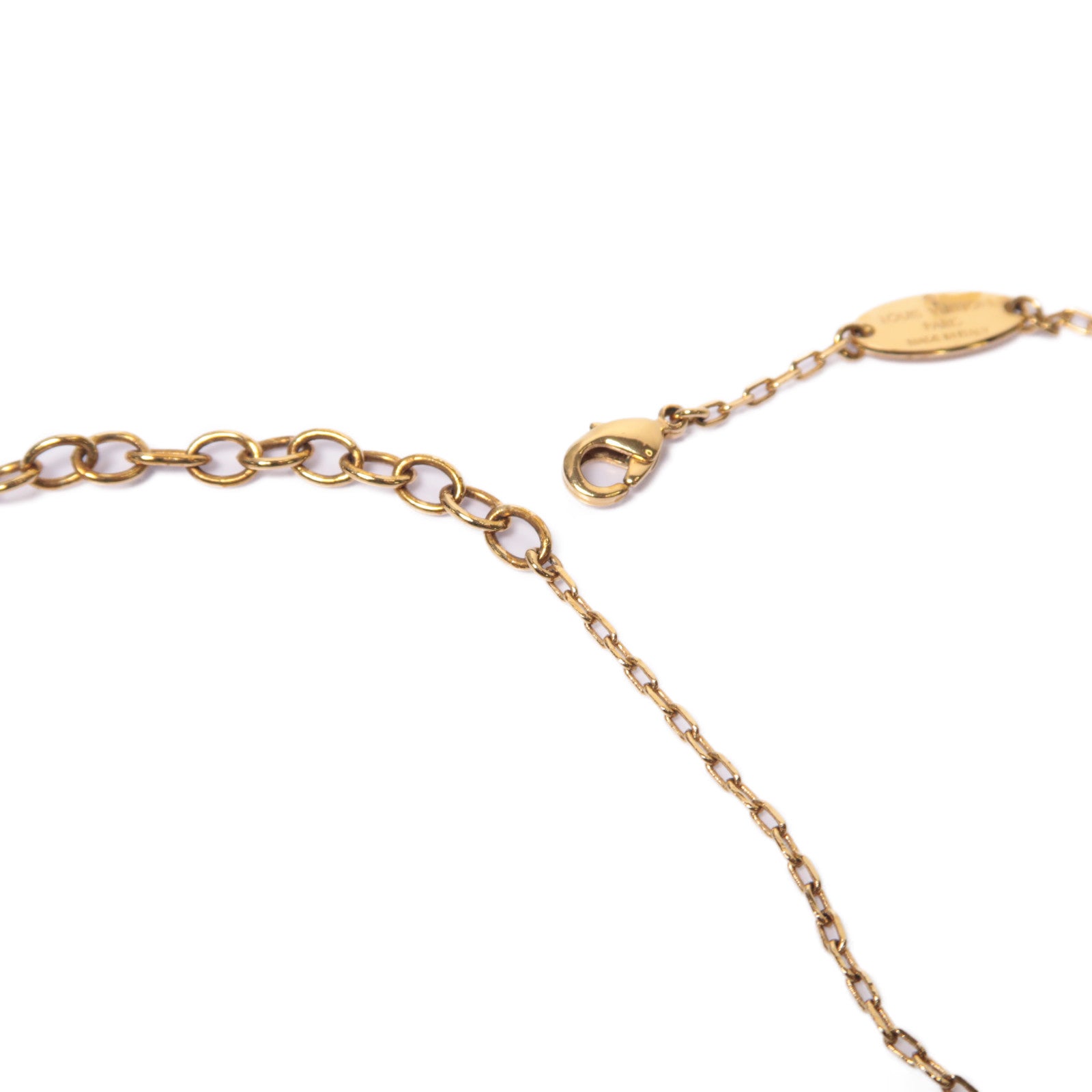 LOUIS VUITTON 金屬Fall In Love Necklace項鍊金色