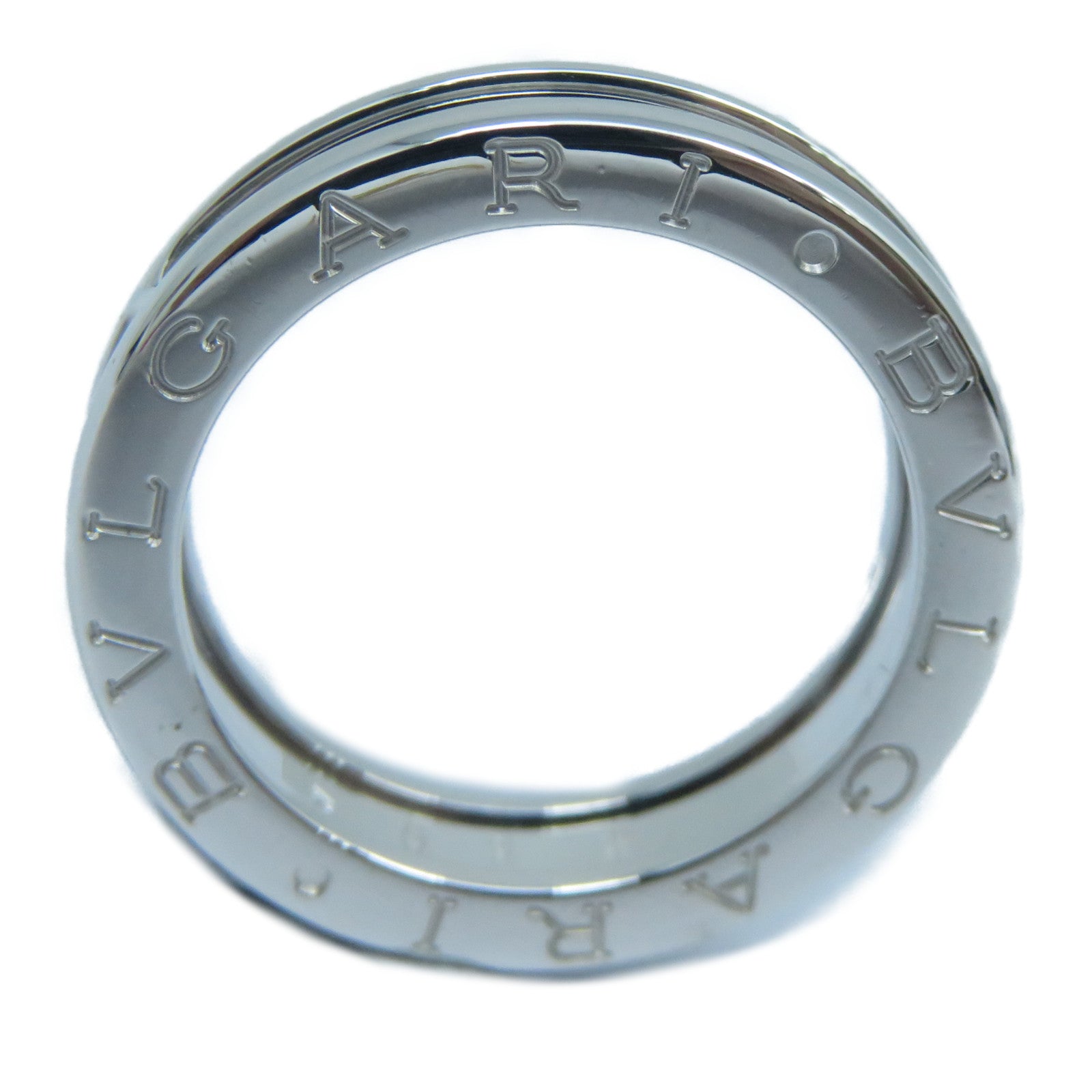 BVLGARI 18K白金B-zero1戒指BVLGARI#F57/US#8