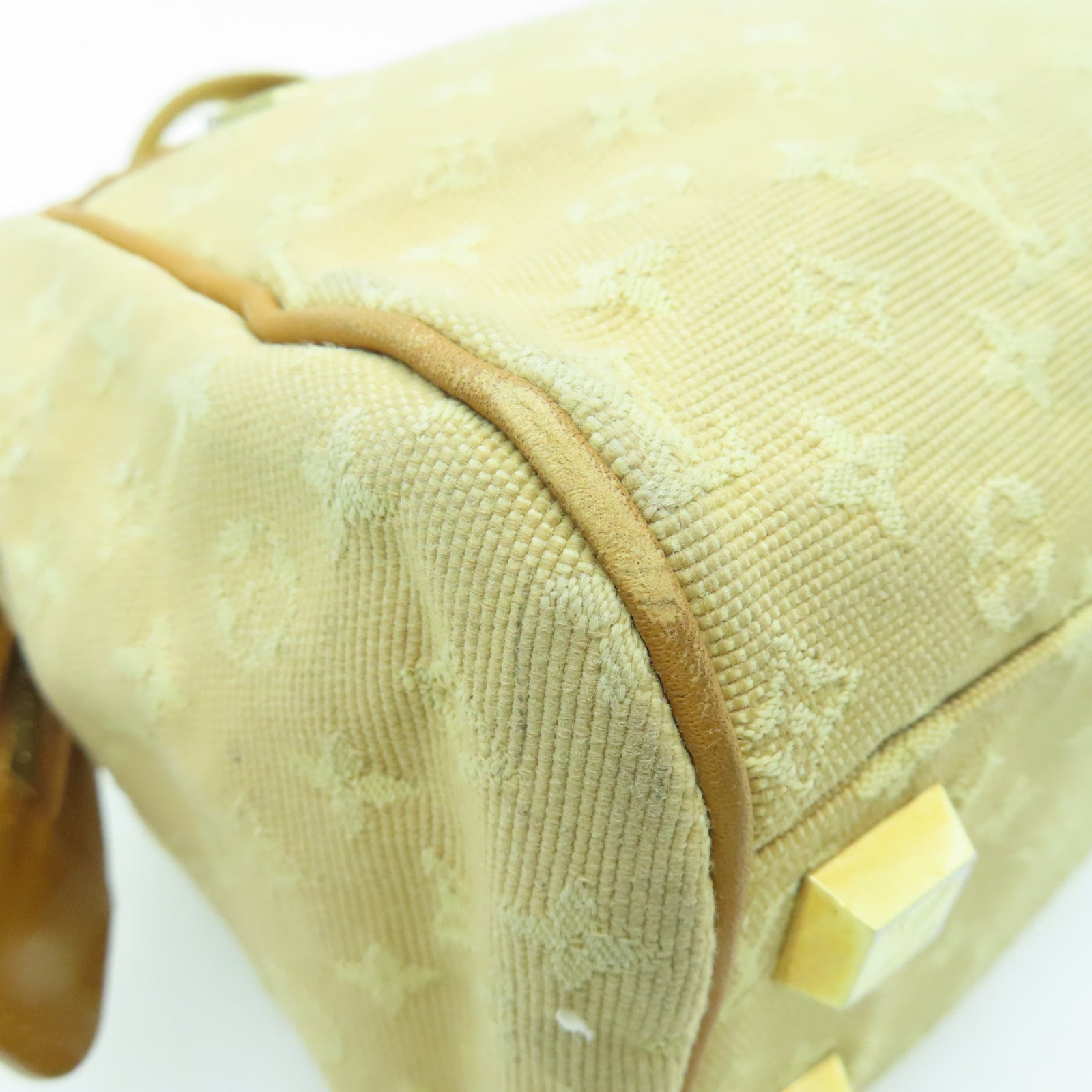 LOUIS VUITTON Monogram Mini Josephine PM金扣手挽袋米色